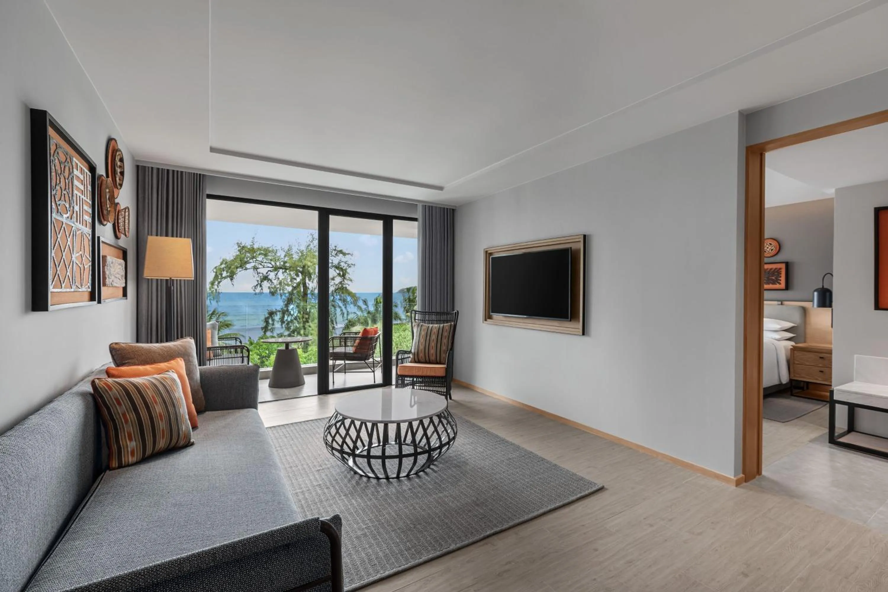 Living room in Four Points by Sheraton Phuket Patong Beach Resort
