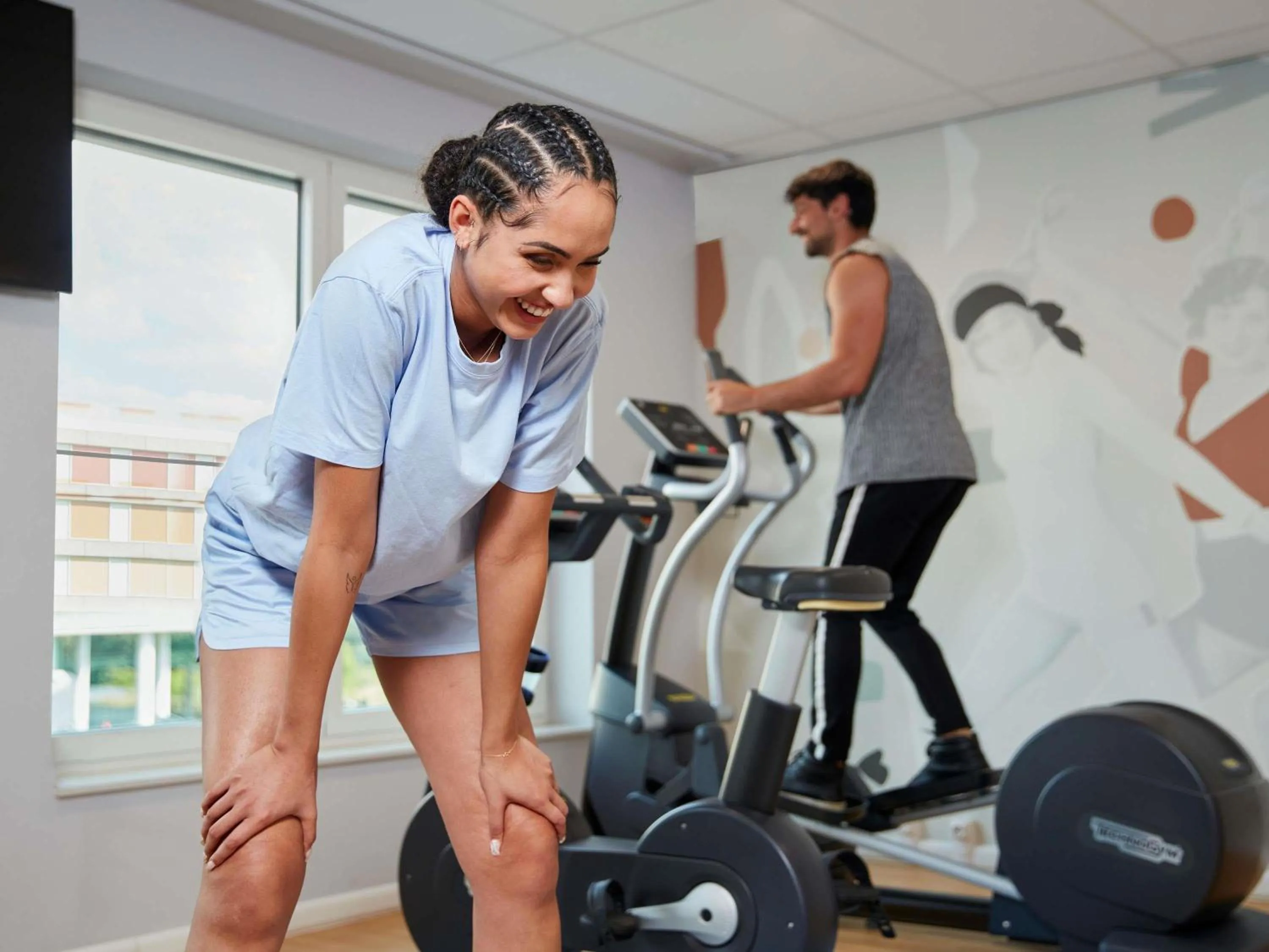 Fitness centre/facilities in Adagio access Brussels Delta