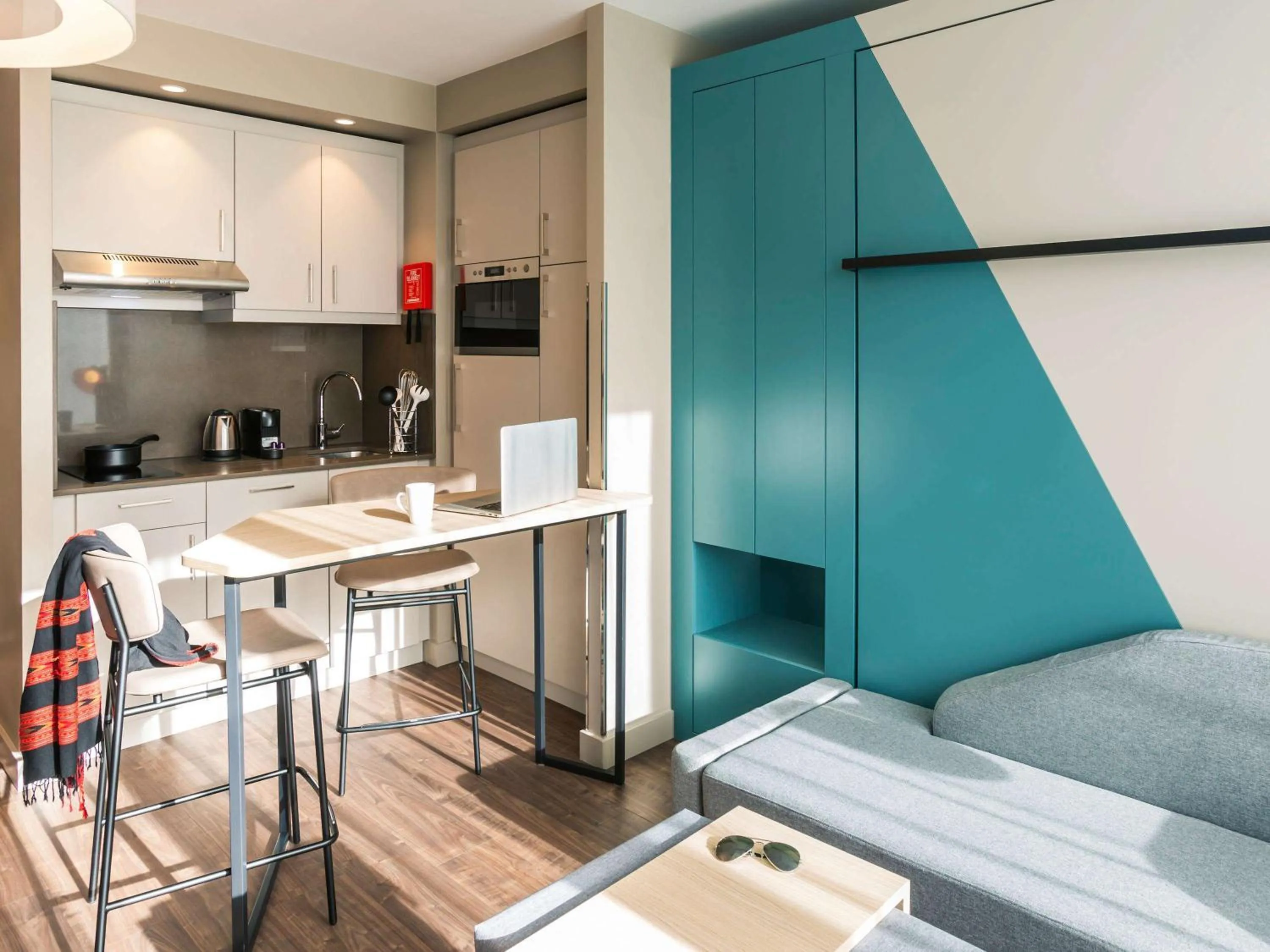 Bedroom in Aparthotel Adagio London Stratford