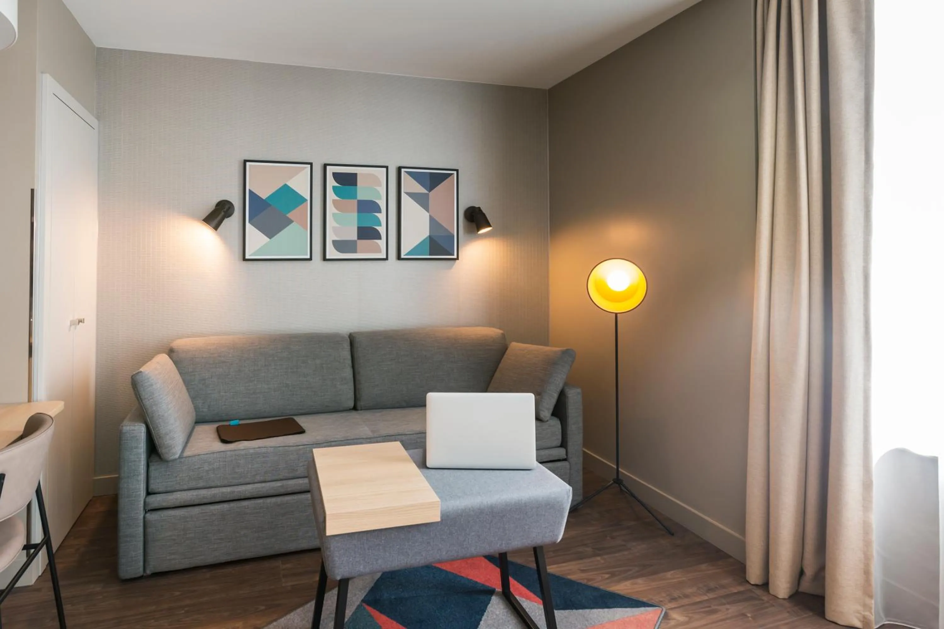 Living room in Aparthotel Adagio London Stratford