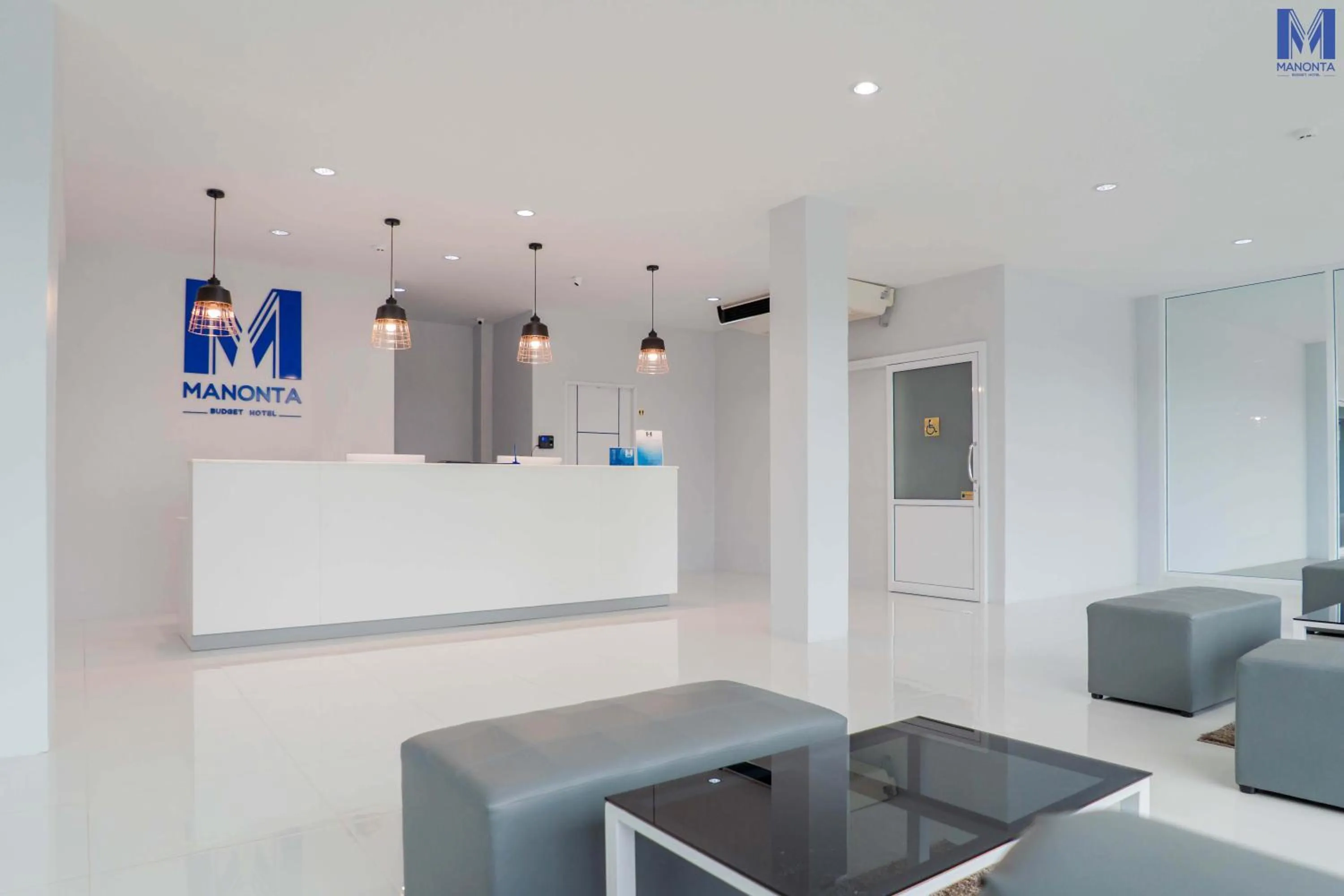 Property logo or sign in Manonta Budget Hotel