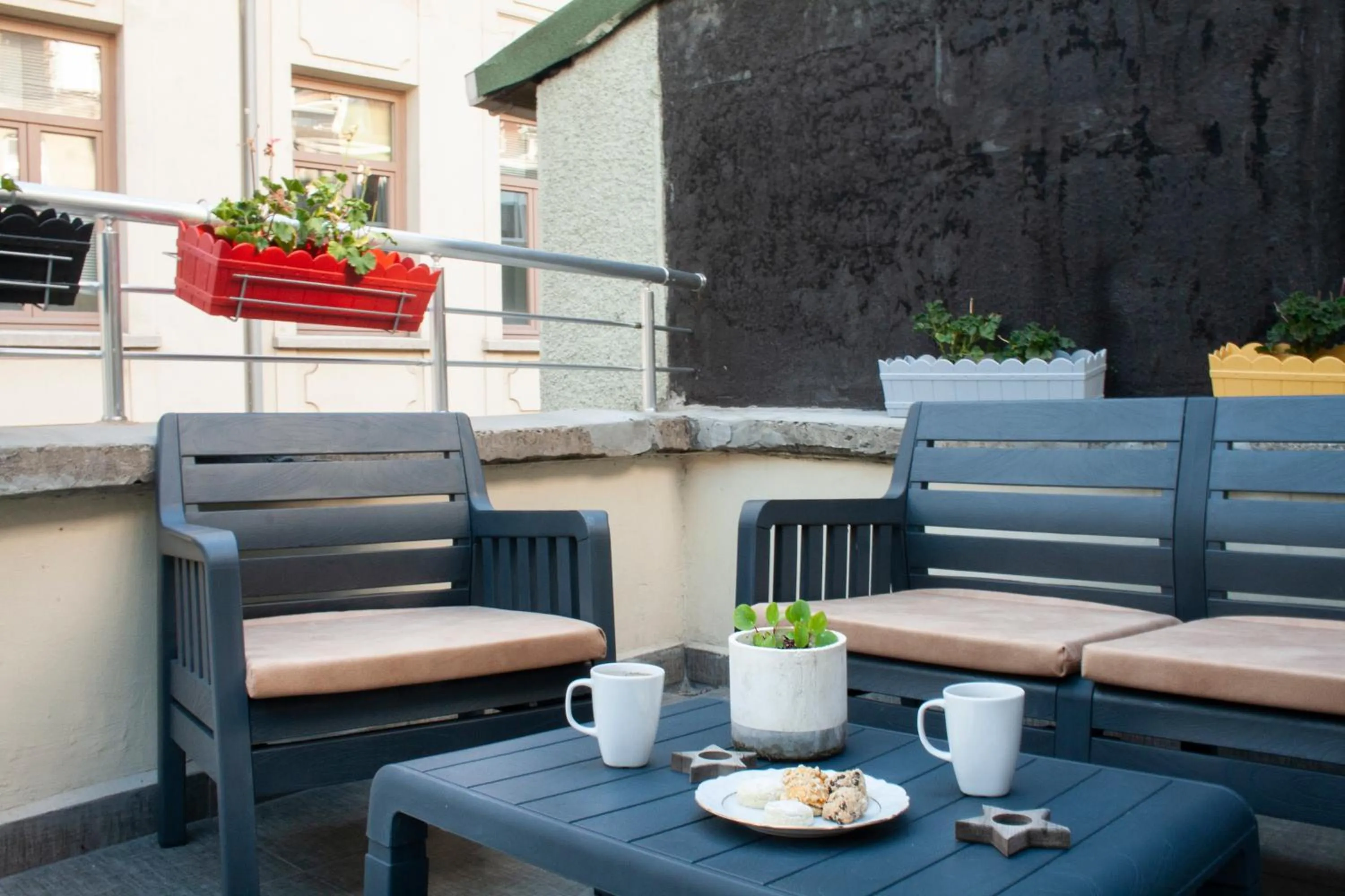 Balcony/Terrace in Maravilloso Hotel Pera