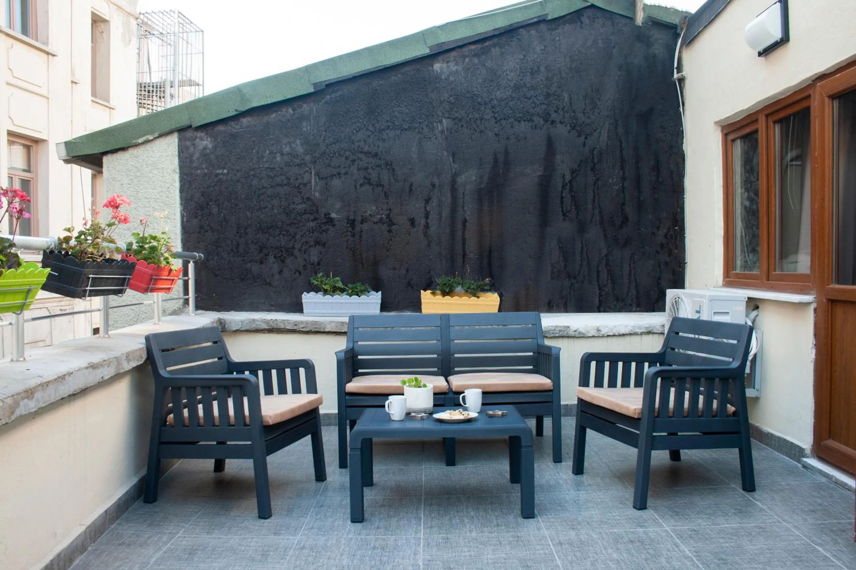Balcony/Terrace in Maravilloso Hotel Pera