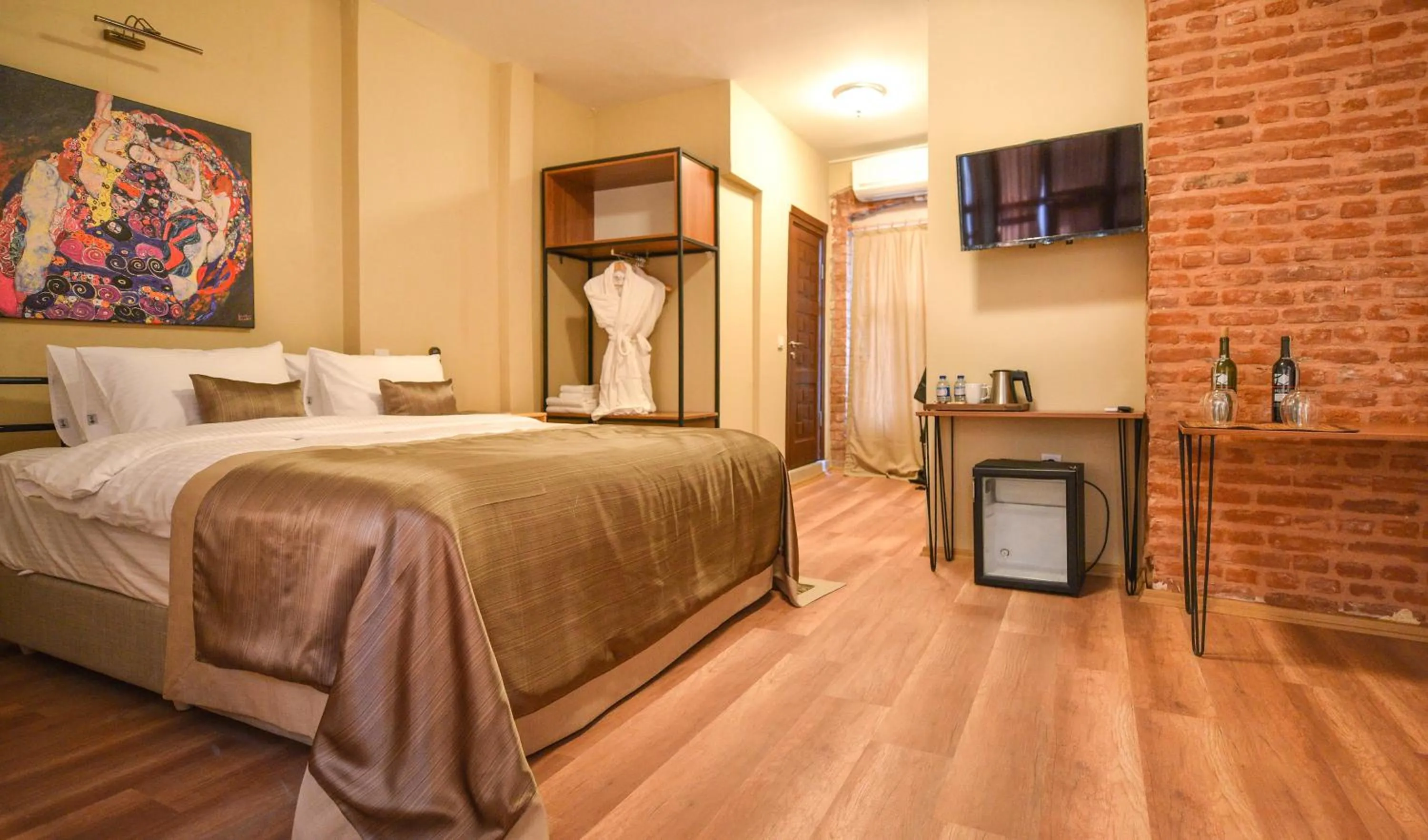 Bed in Maravilloso Hotel Pera