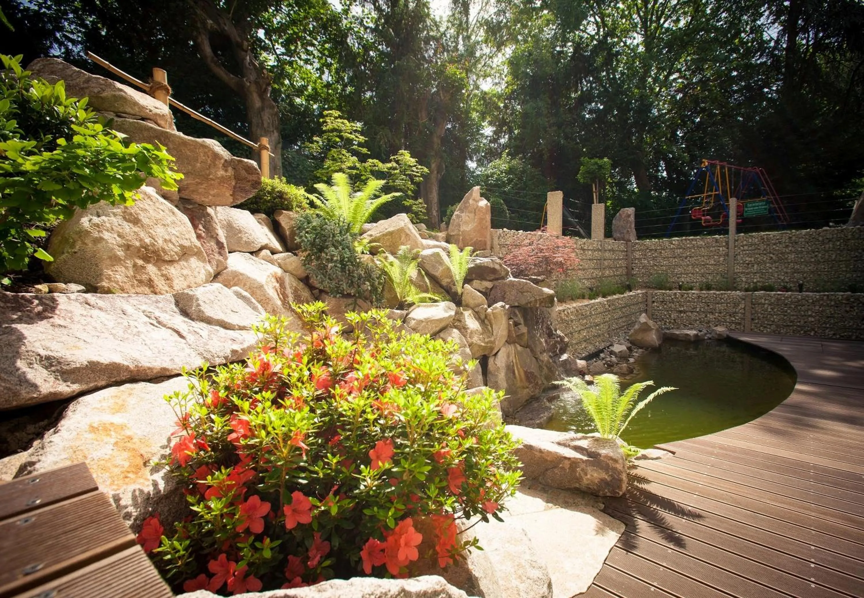 Garden in Hotel Azenberg