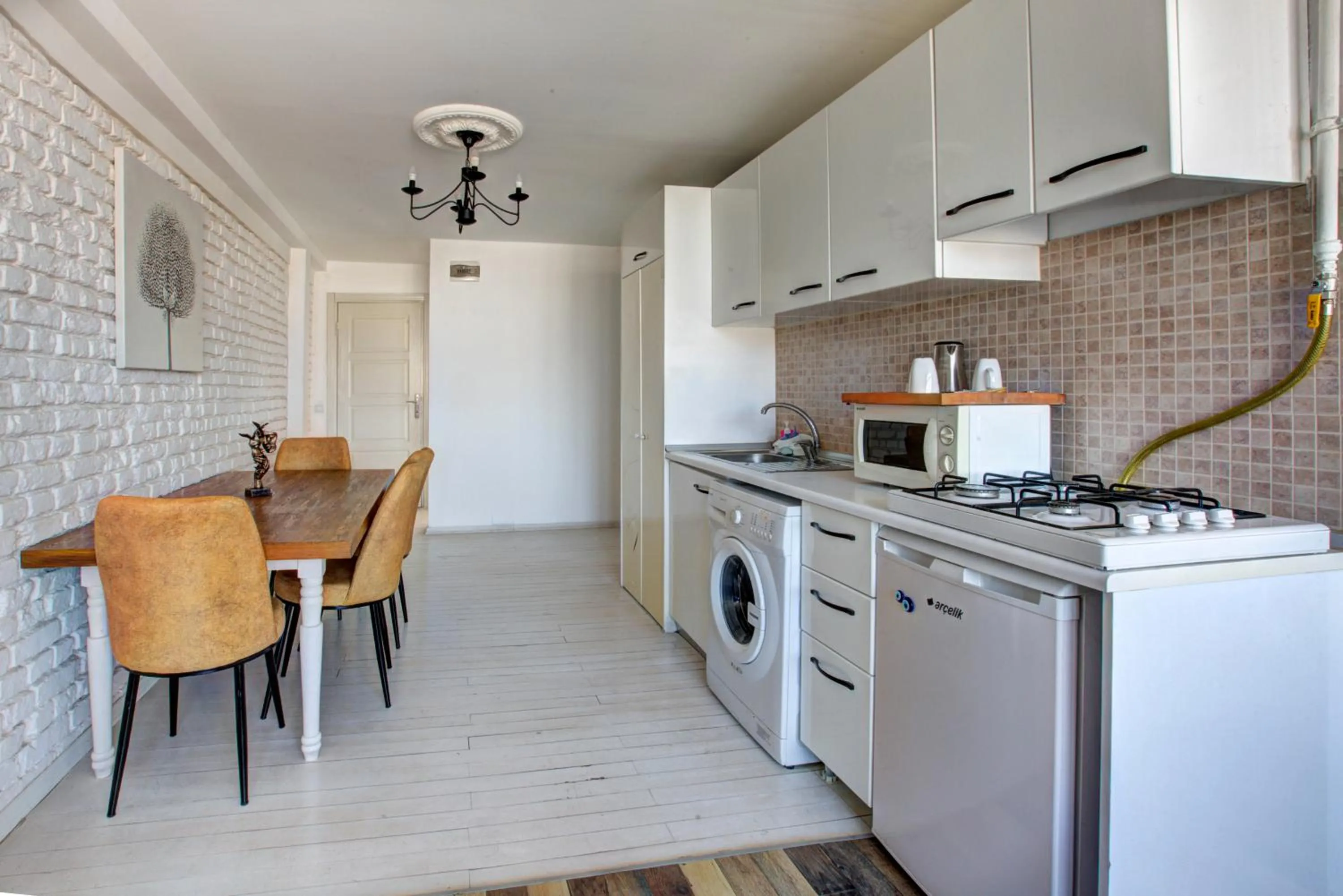 Kitchen or kitchenette in Maravilloso Hotel Galata