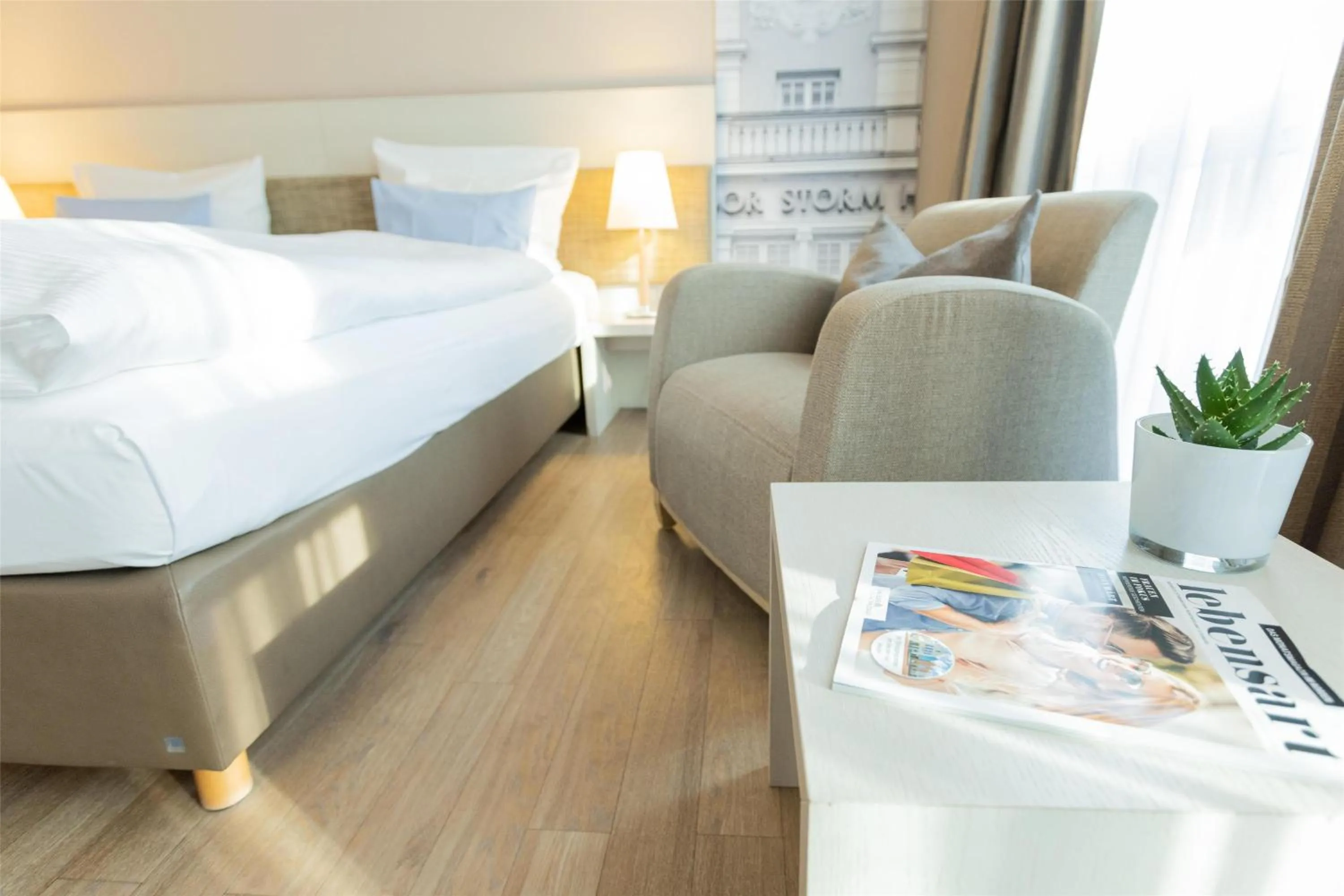 Bedroom, Bed in Best Western Plus Theodor Storm Hotel