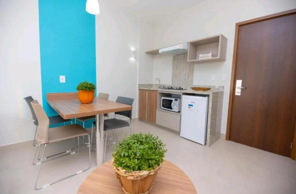 Kitchen or kitchenette in Ilhas do Lago Eco Resort