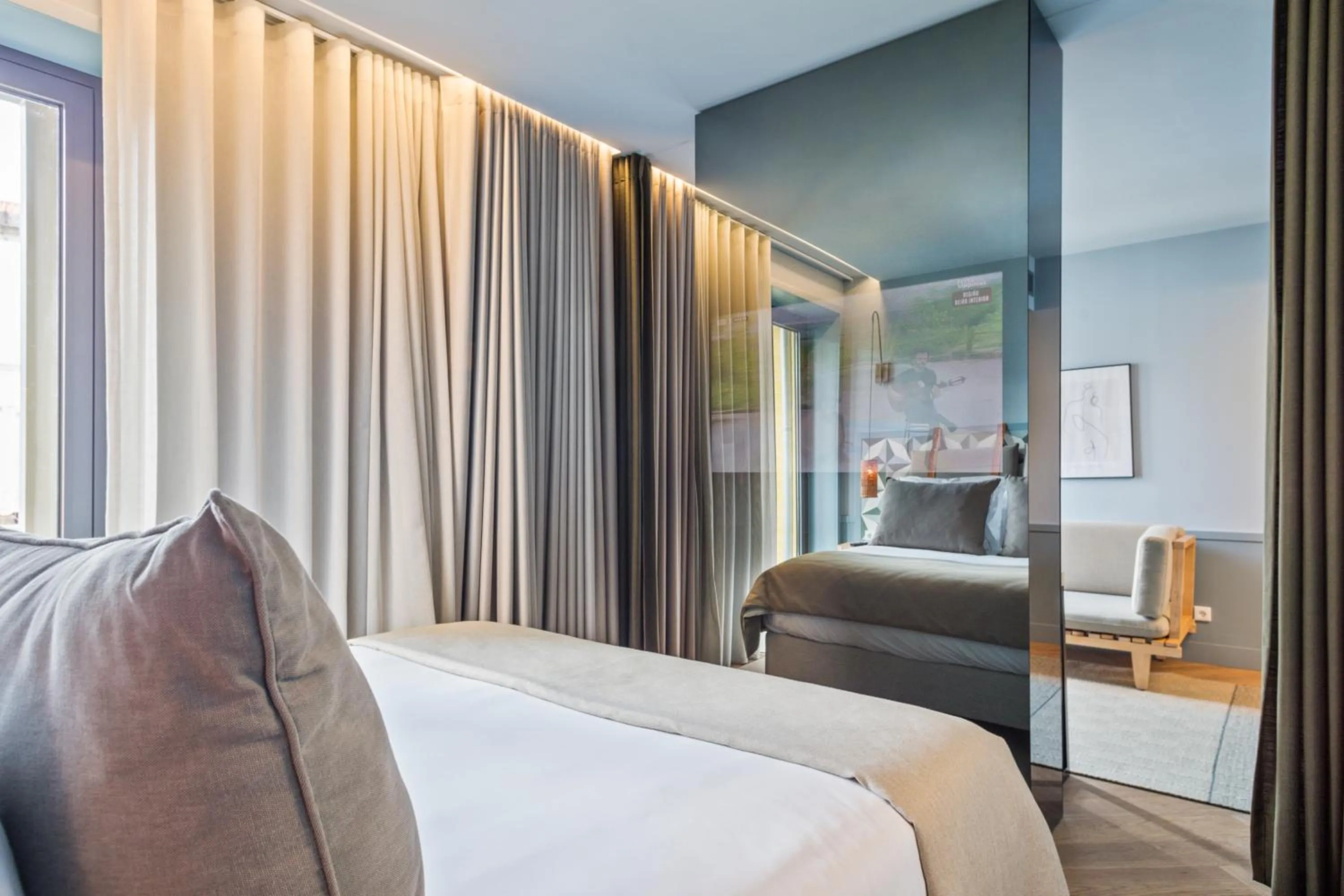TV and multimedia, Bed in Pur Oporto Boutique Hotel by actahotels