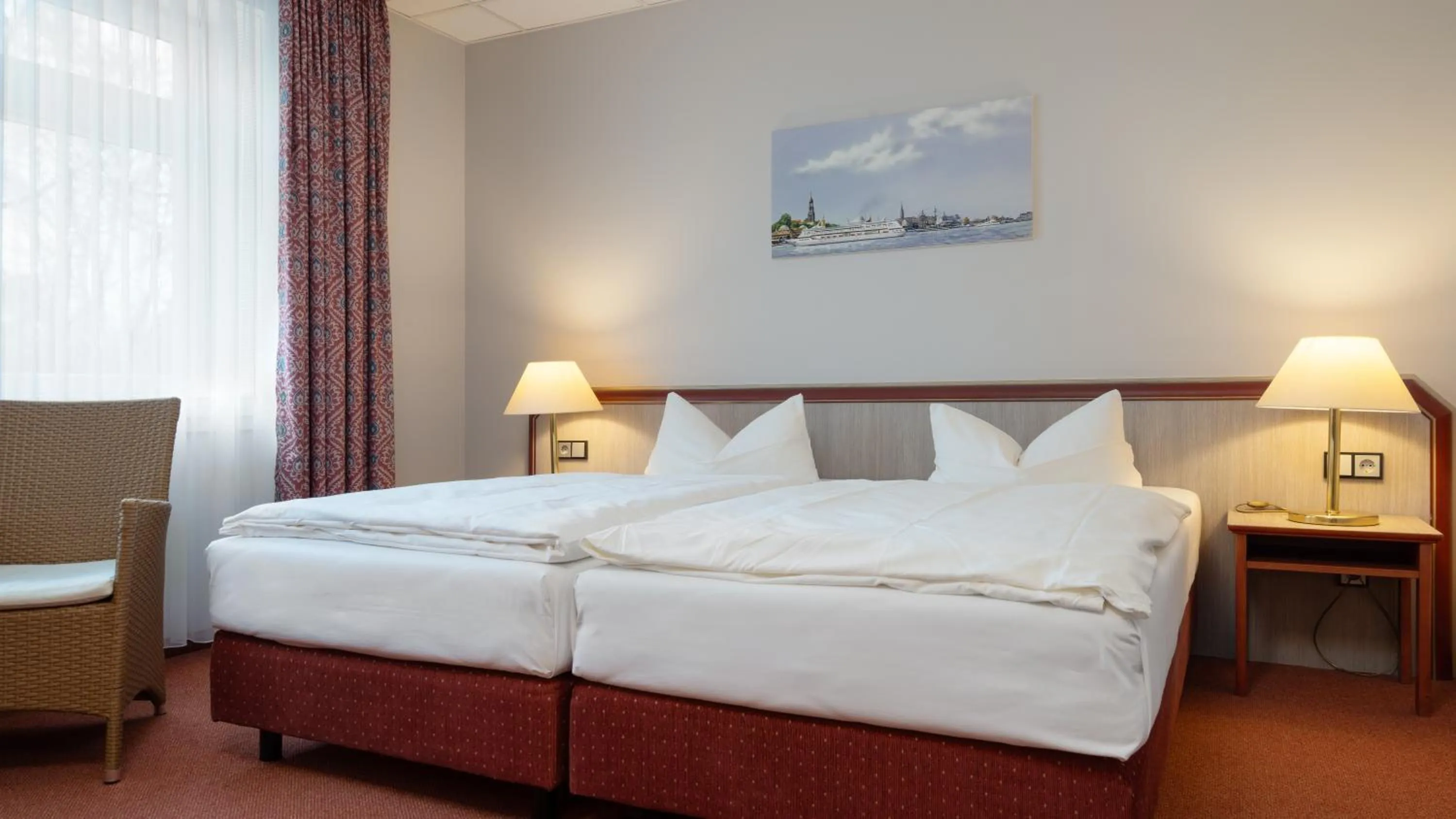 Bed in Hotel Kreuzer