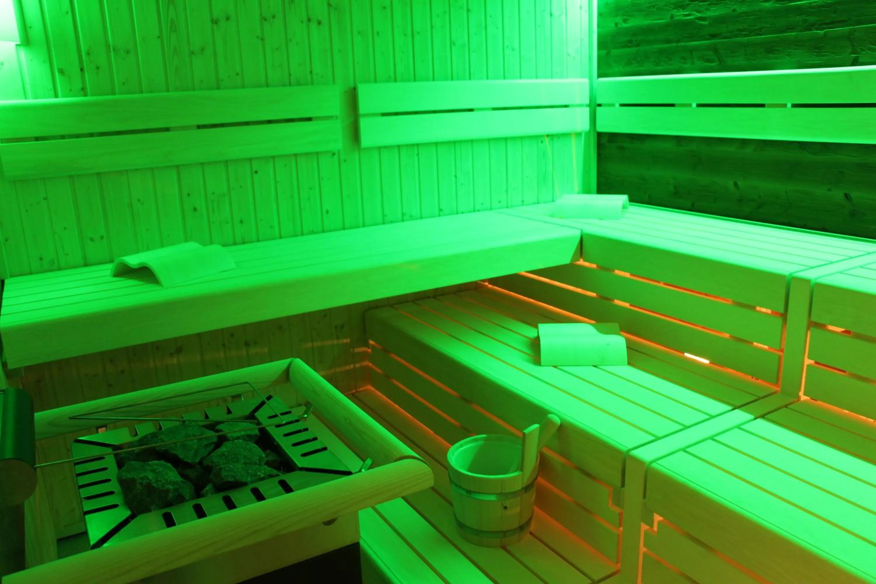 Sauna in Seehotel Ecktannen