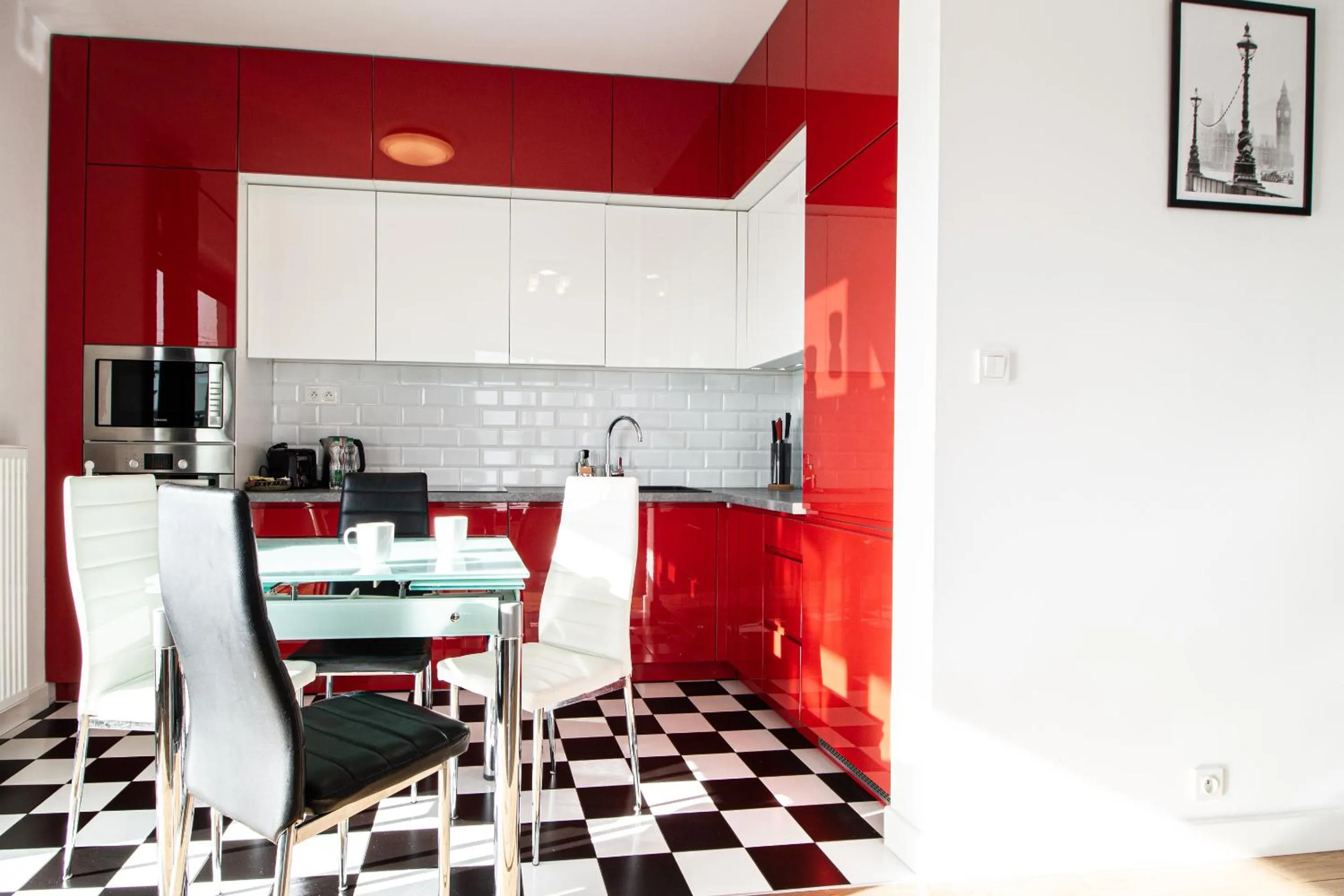 Coffee/tea facilities in Krasińskiego Żoliborz Stylish Apartment by BookingHost