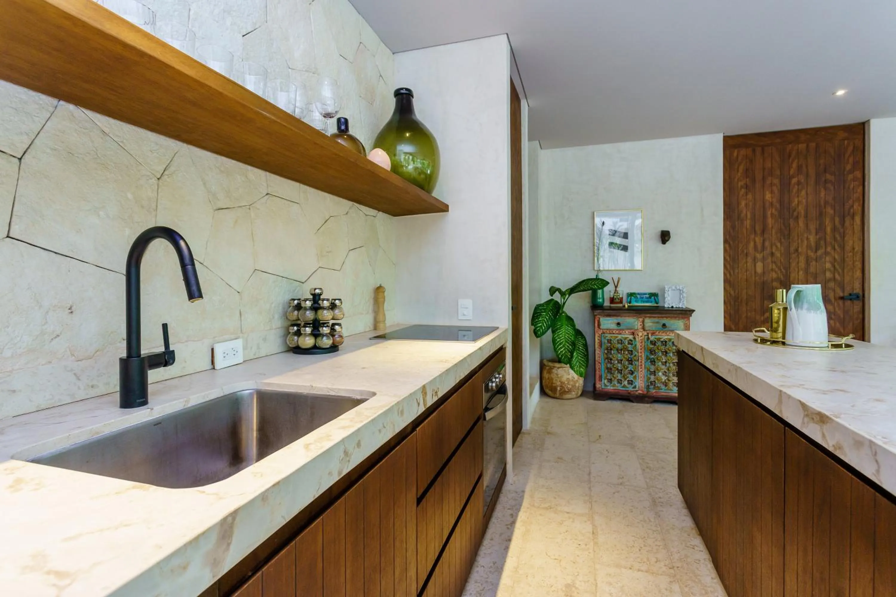 Kitchen or kitchenette in Luxury & Nature Meet Plus a Private Pool & Roof Pool