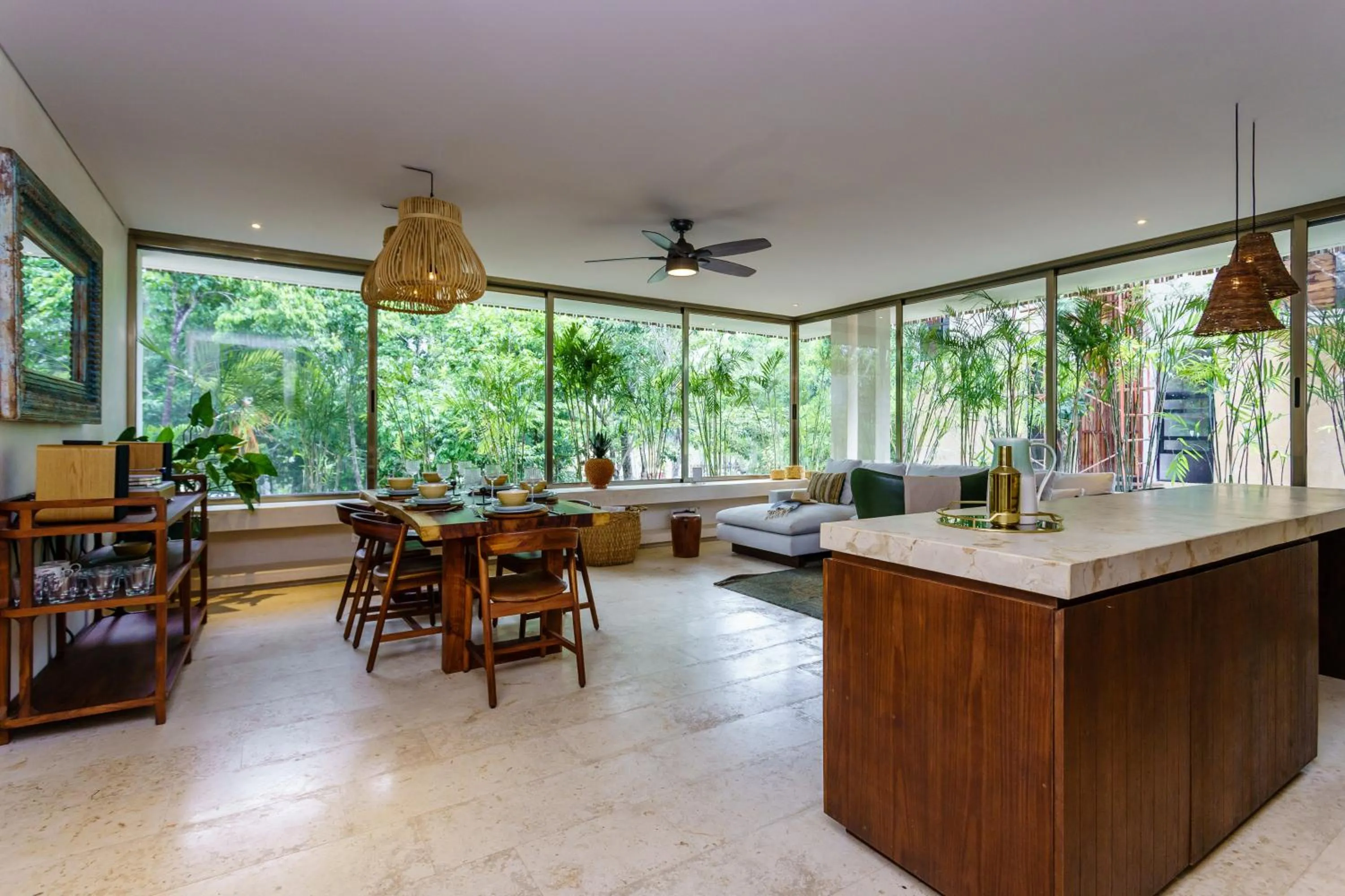 Kitchen or kitchenette in Luxury & Nature Meet Plus a Private Pool & Roof Pool