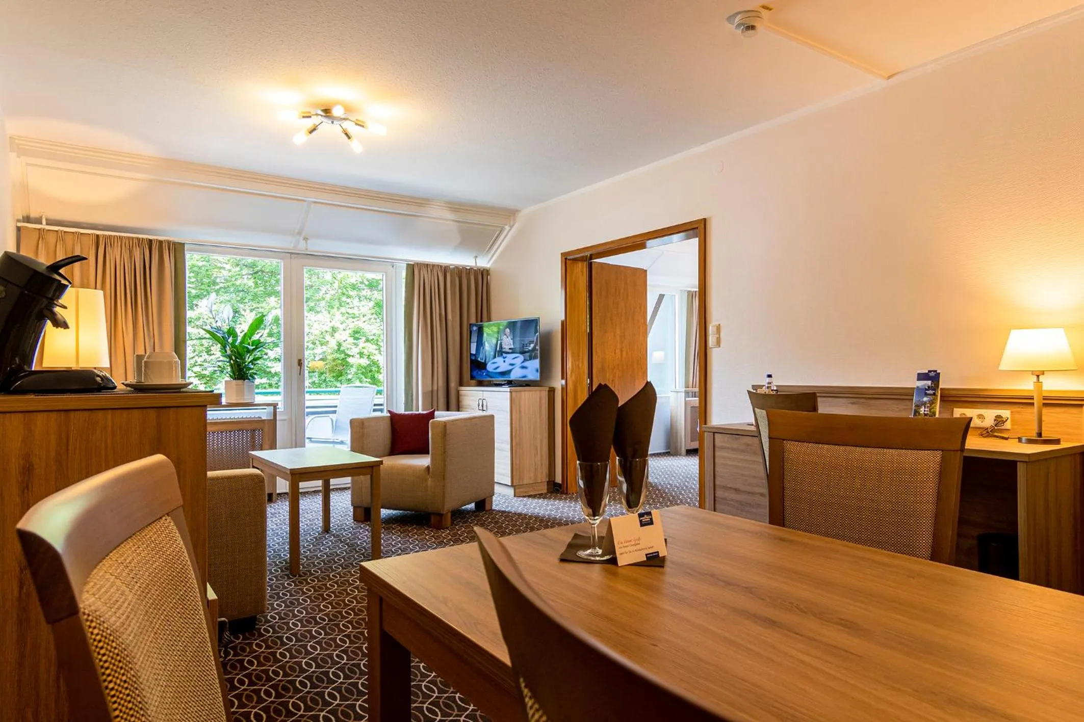 Living room in AMBER HOTEL Bavaria Superior