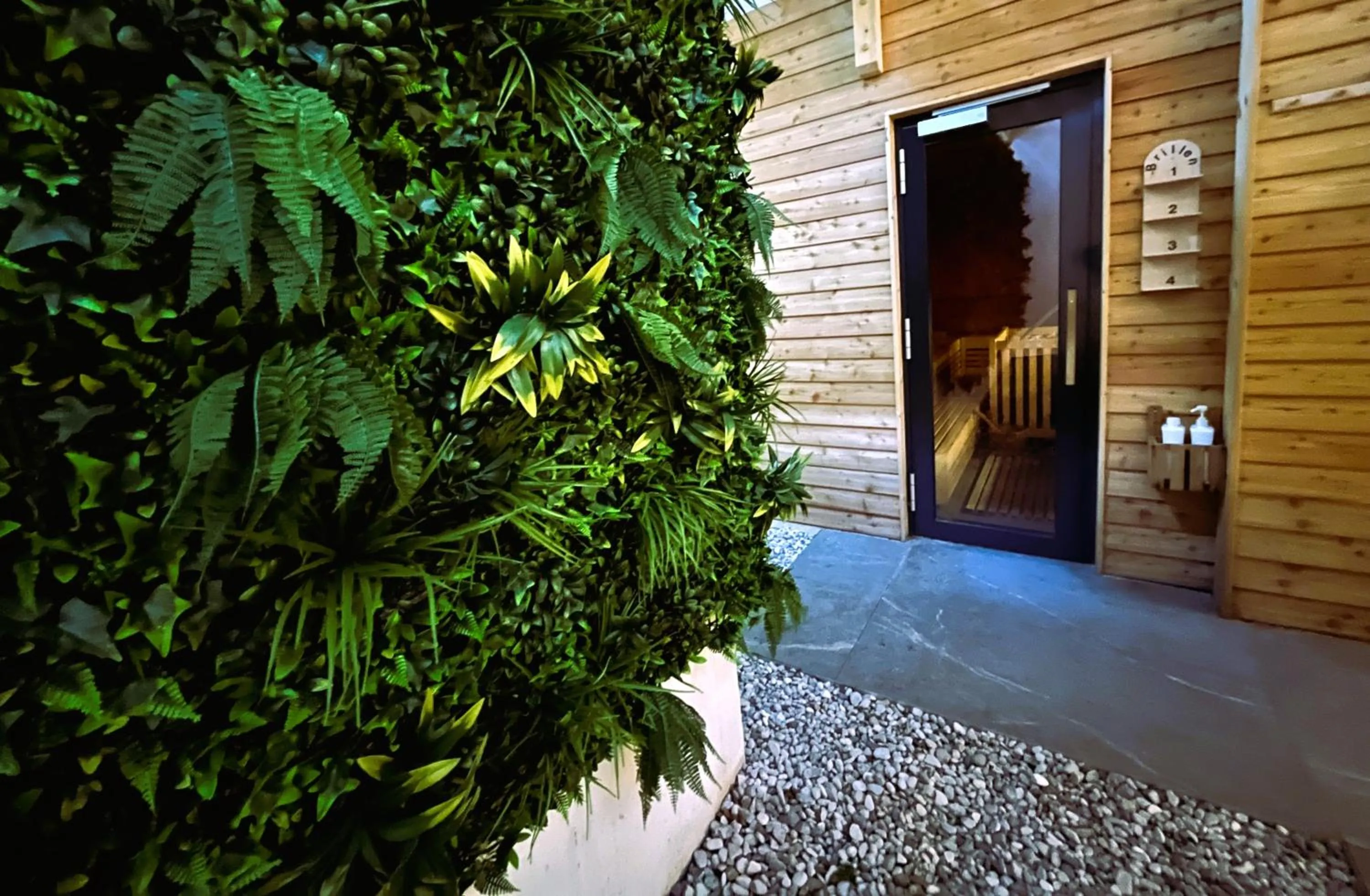 Sauna in AMBER HOTEL Bavaria Superior