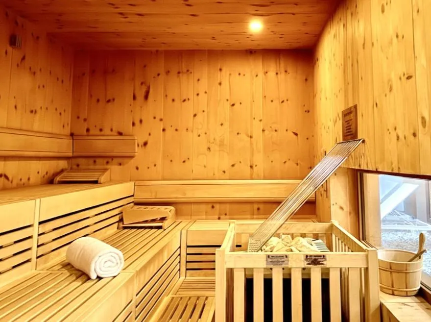 Sauna, Bed in AMBER HOTEL Bavaria Superior