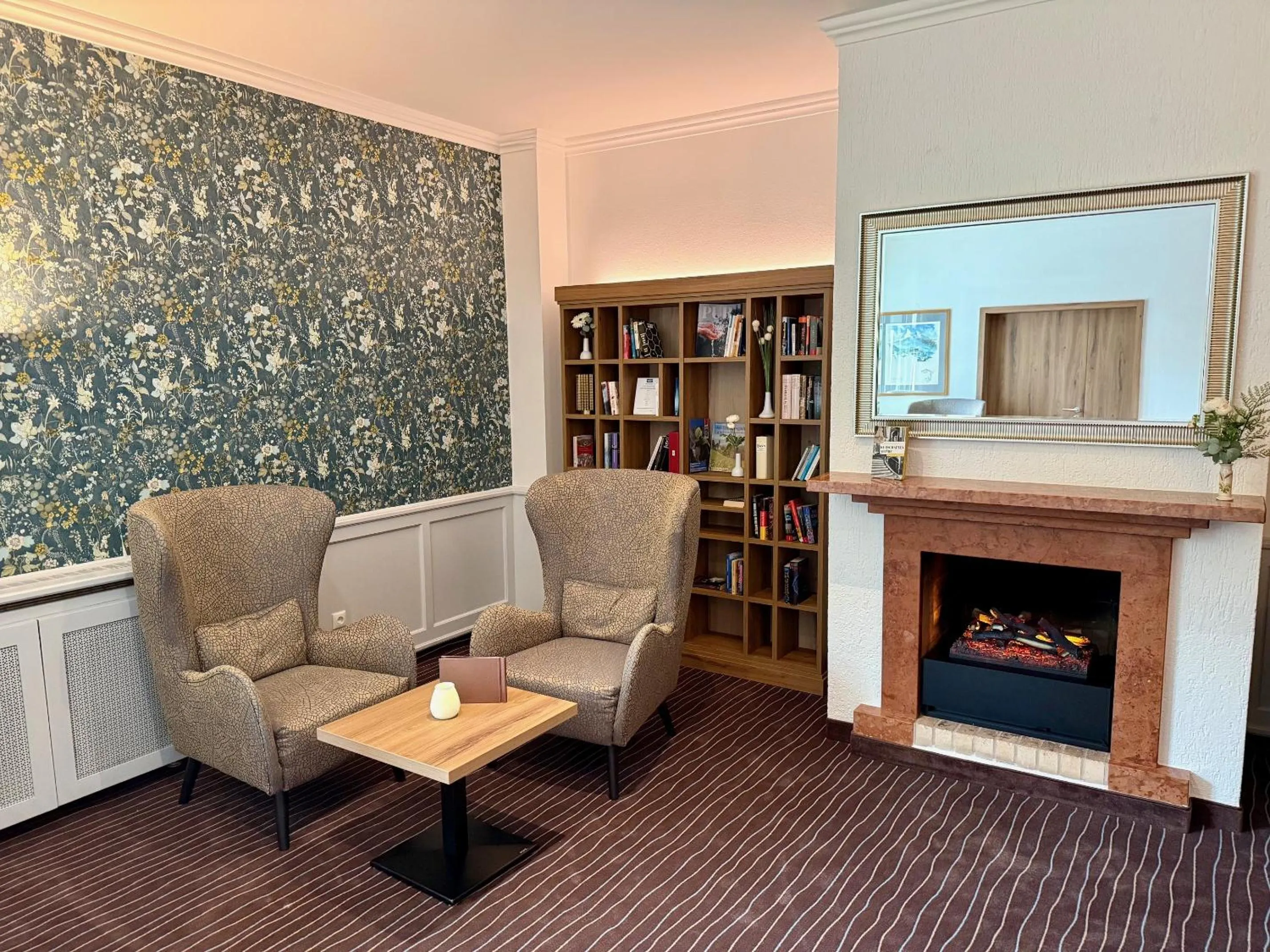 fireplace in AMBER HOTEL Bavaria Superior