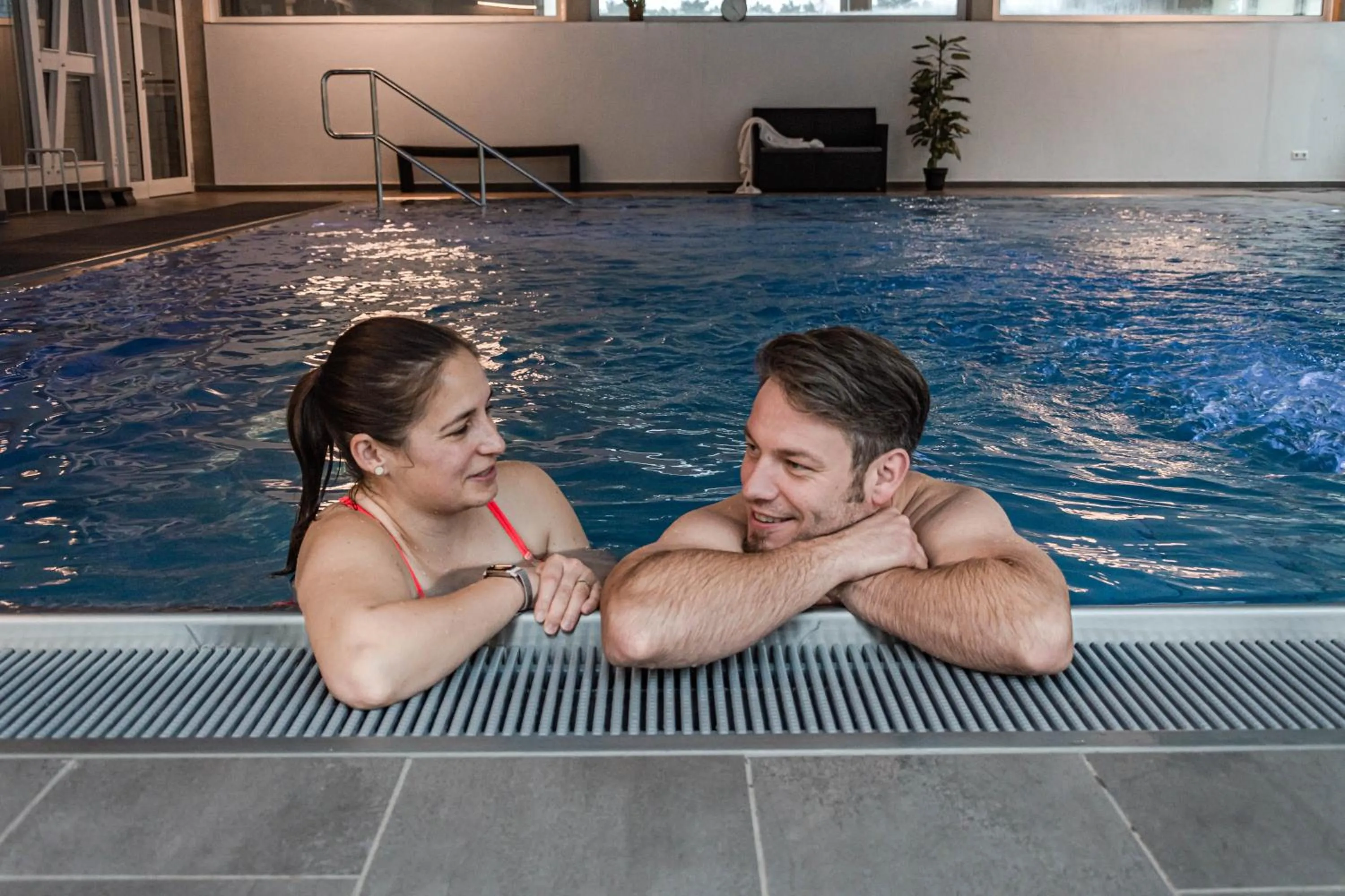 Swimming pool in Wellness- & Sporthotel Haus am See