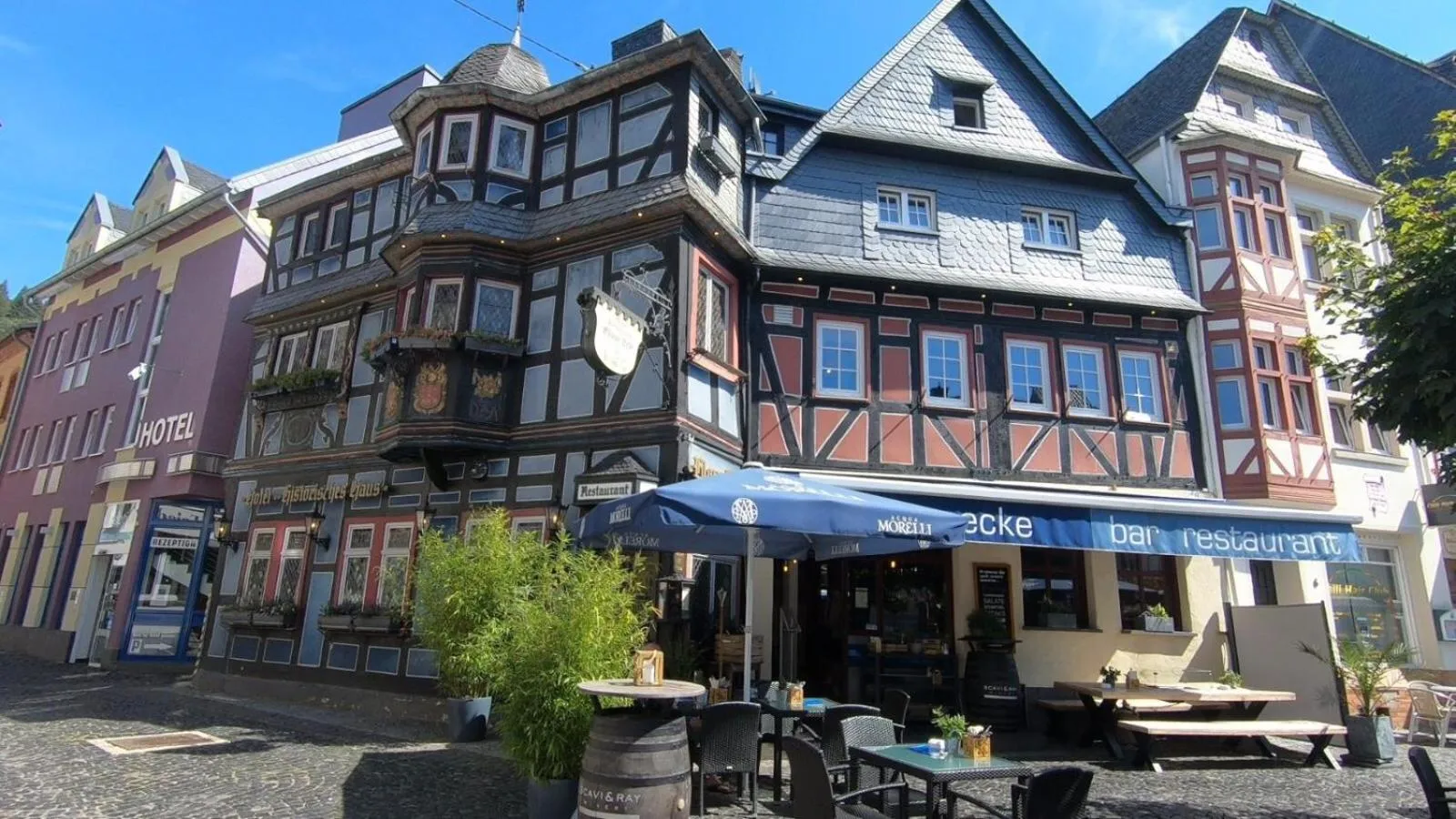 Property building in Hotel Blaue Ecke