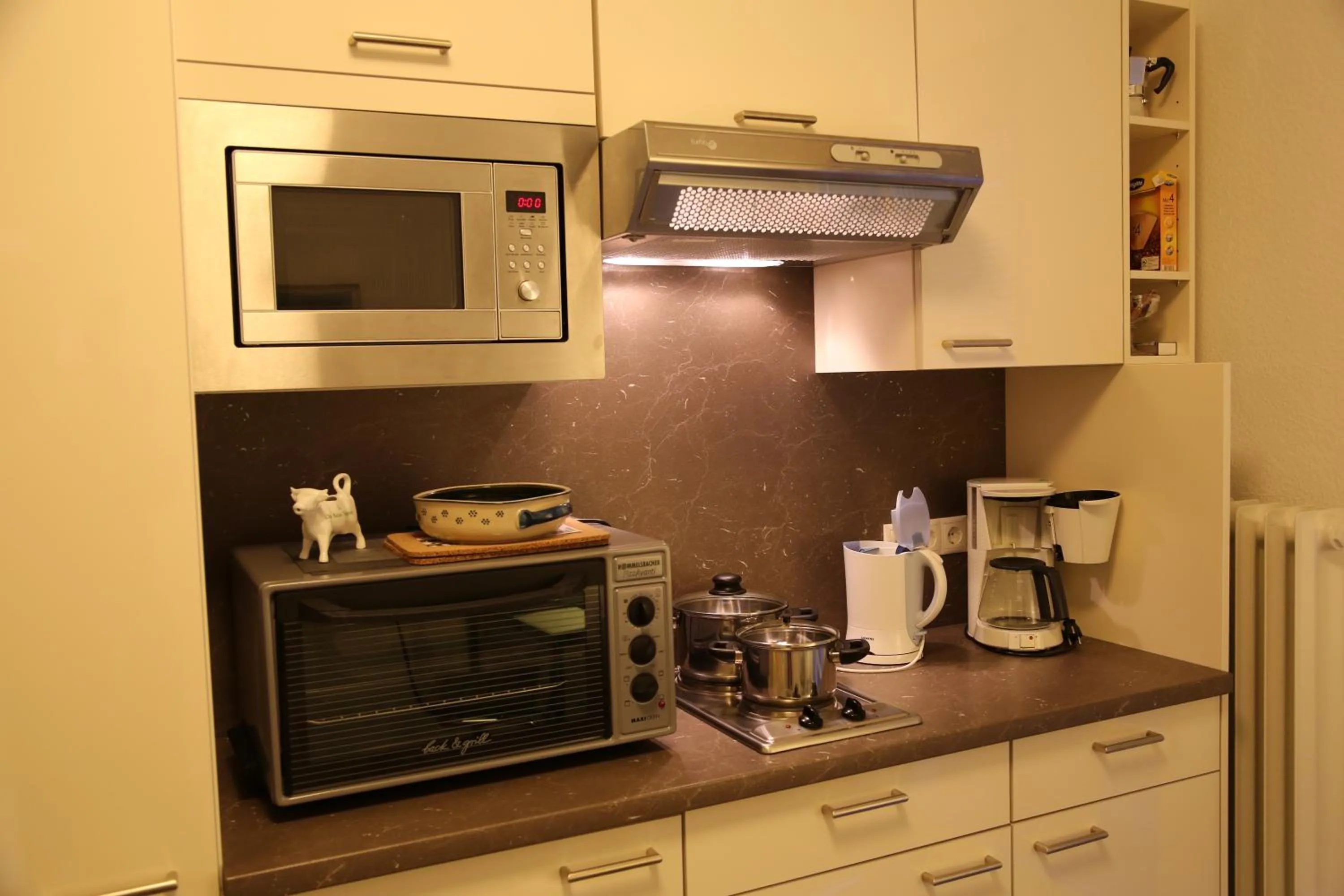 Kitchen or kitchenette in Hotel Löhndorf