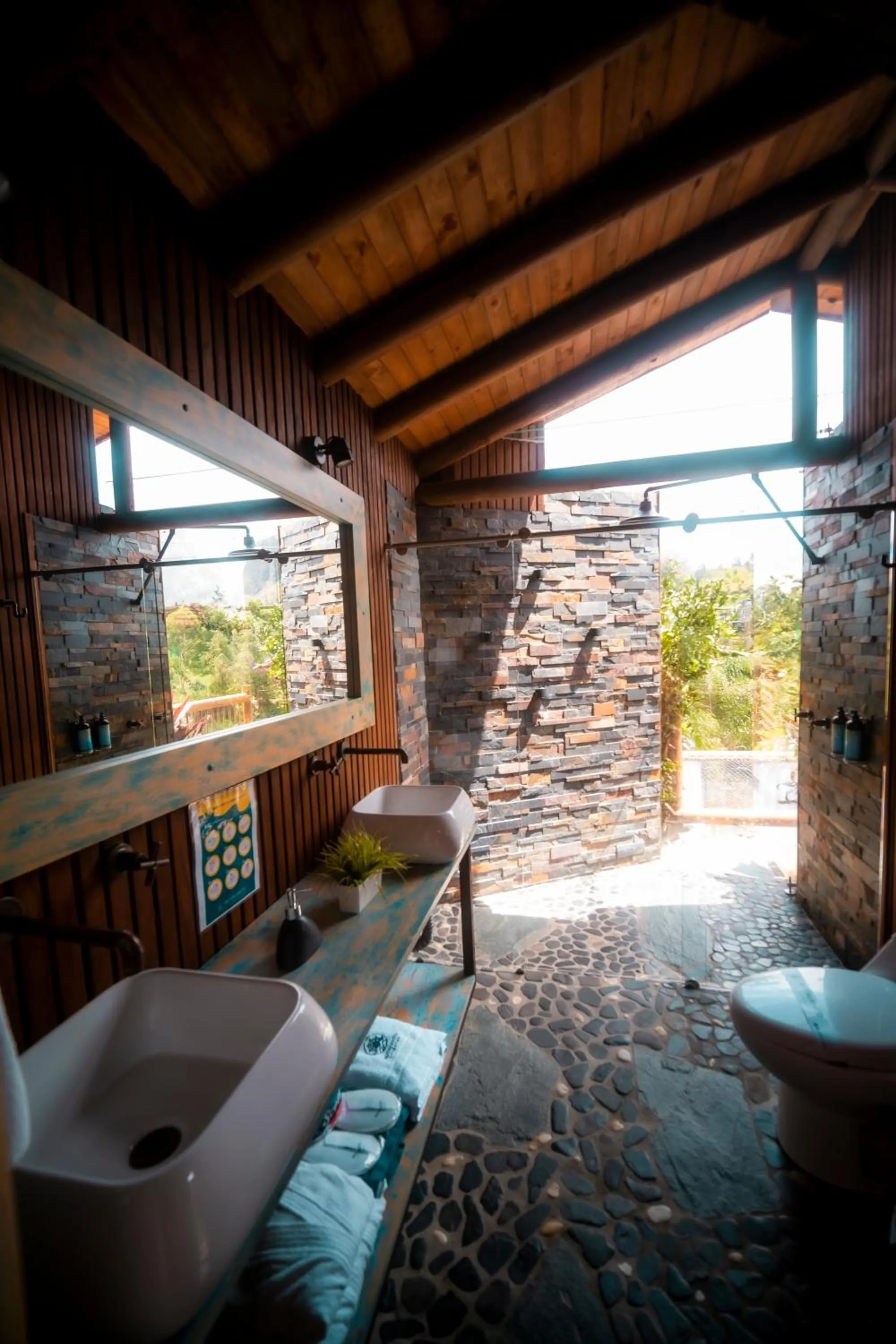 Shower in Sotavento Cabañas