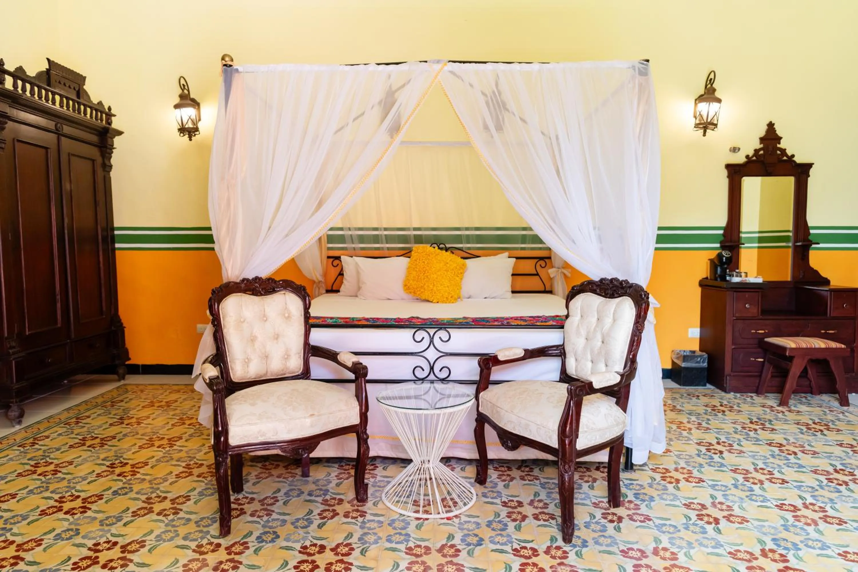 Living room in Hacienda Yabucu