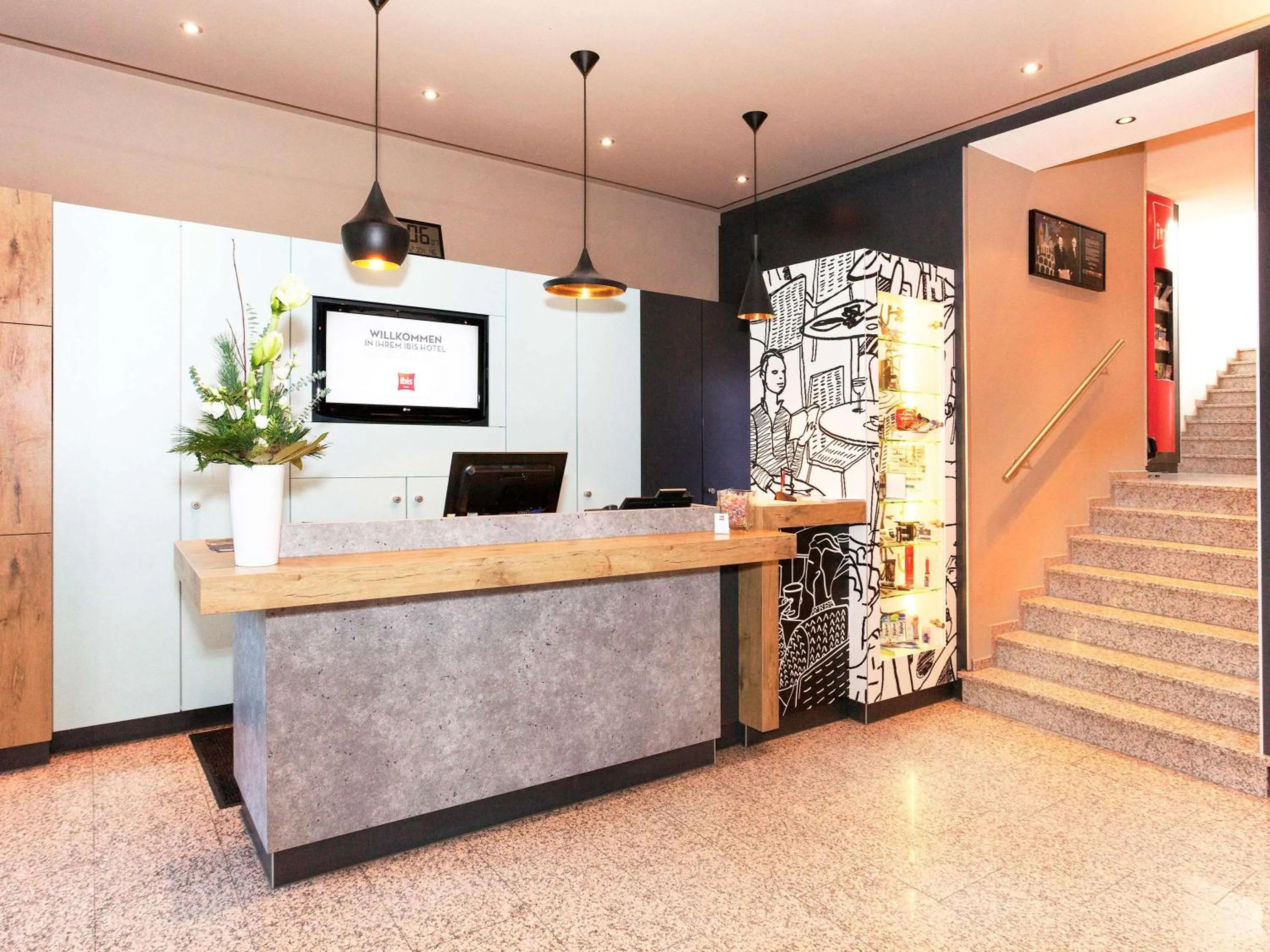 On site in ibis Saarbrücken City