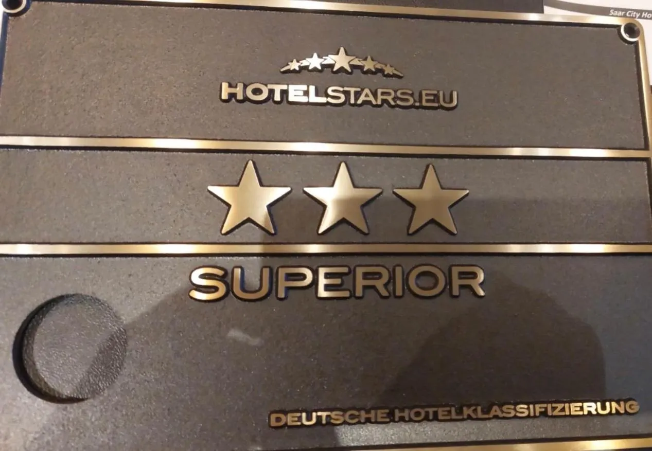 Certificate/Award in Saar City Hotel Superior