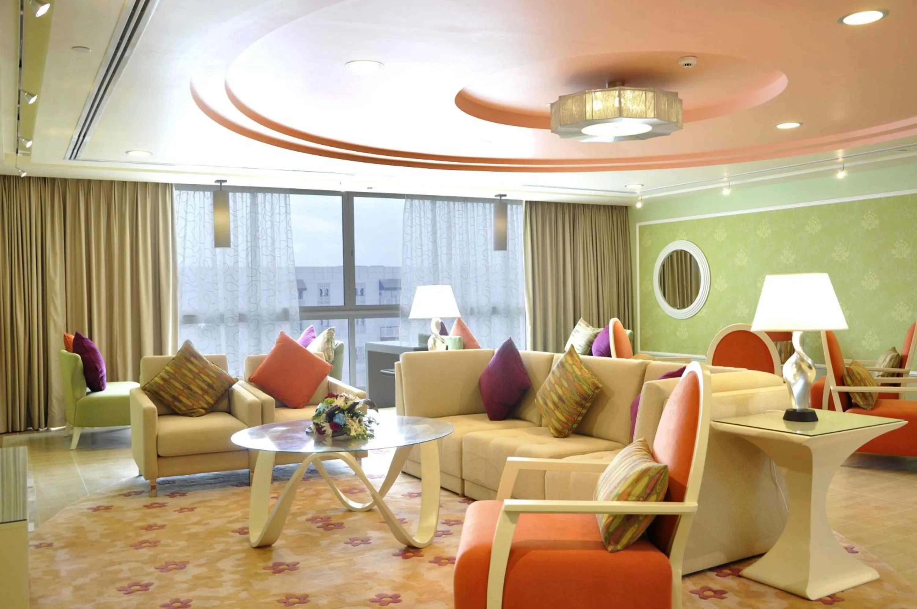 Communal lounge/ TV room in Salalah Gardens Hotel Managed by Safir Hotels & Resorts