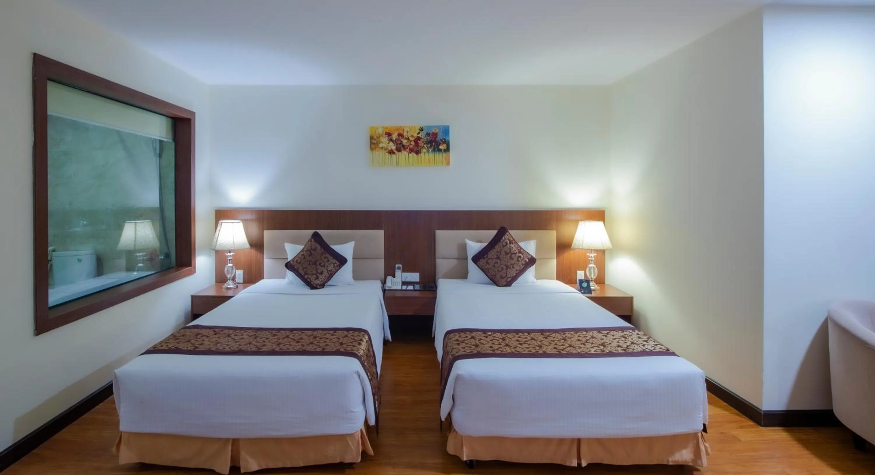 Bed in Muong Thanh Grand Da Nang Hotel