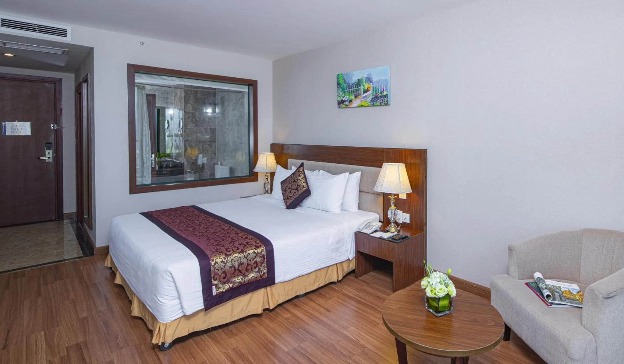 Bed in Muong Thanh Grand Da Nang Hotel