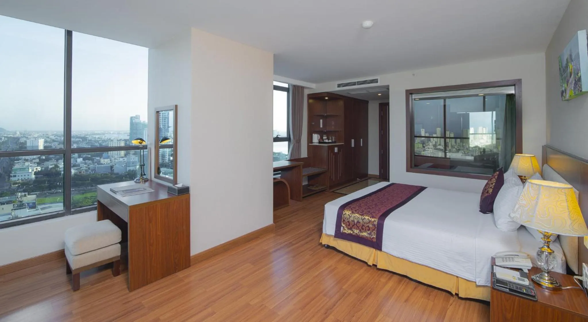 Photo of the whole room, Bed in Muong Thanh Grand Da Nang Hotel