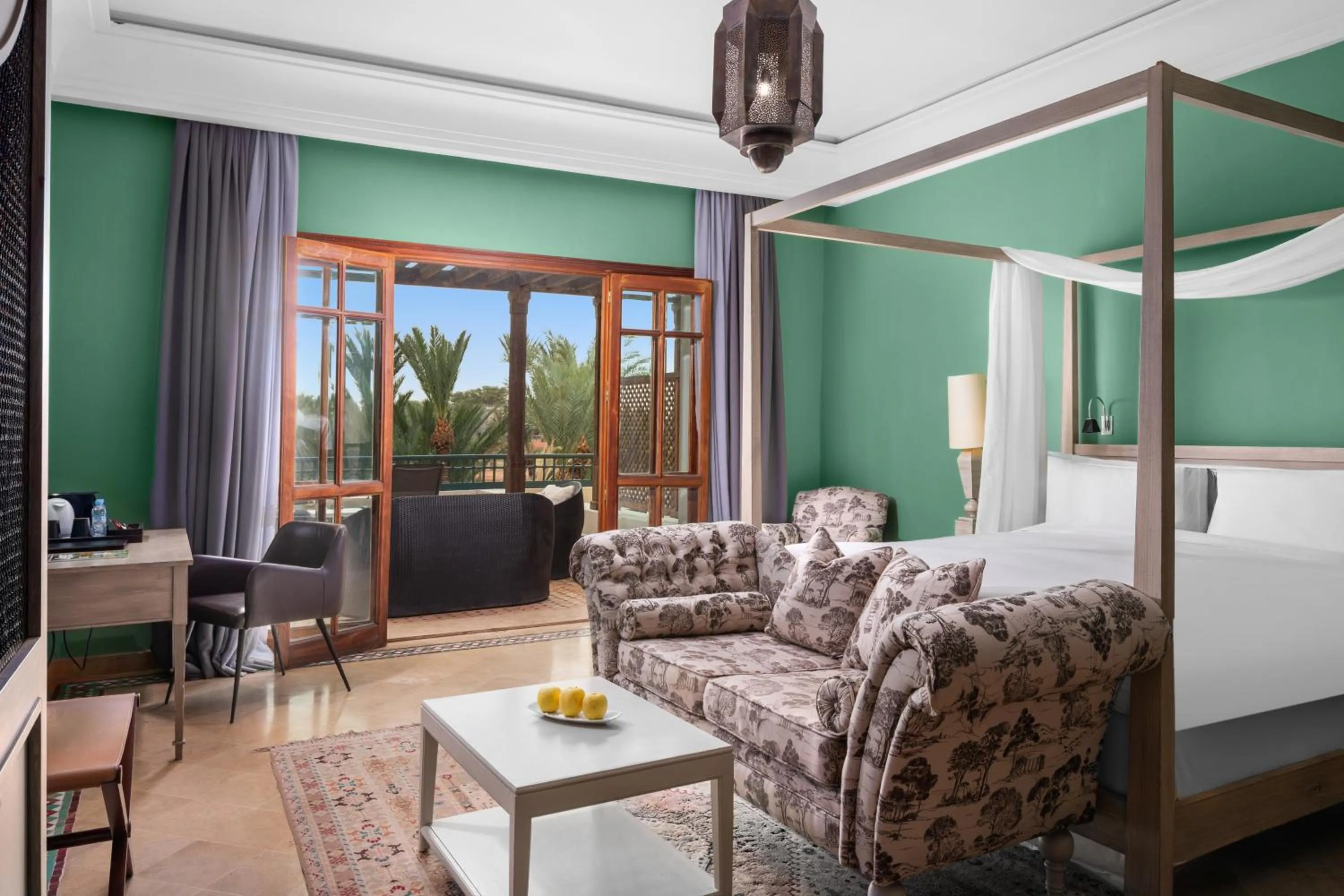 Bed in Palmeraie Golf Suites By Pickalbatros