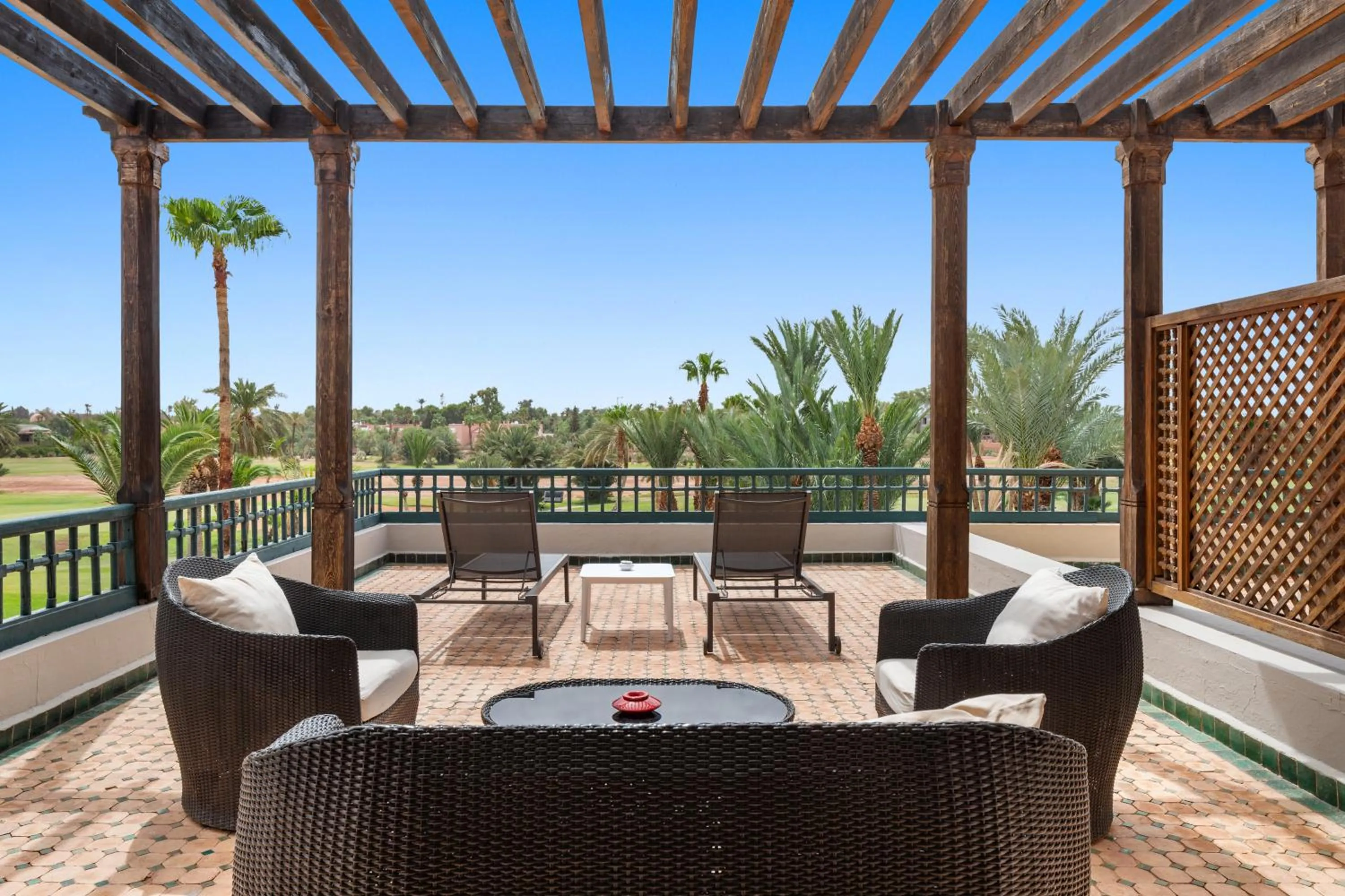 Balcony/Terrace in Palmeraie Golf Suites By Pickalbatros