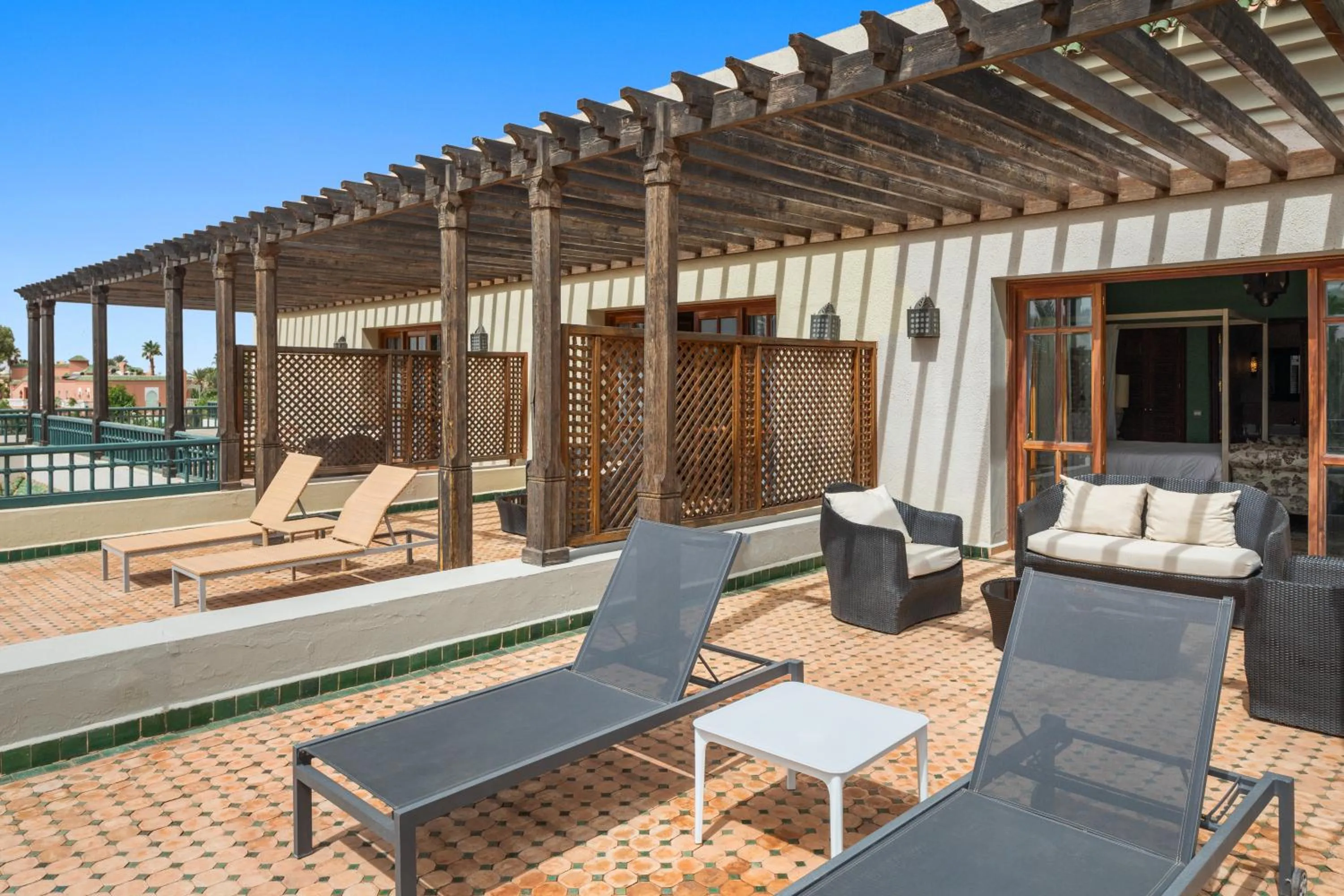 Balcony/Terrace in Palmeraie Golf Suites By Pickalbatros