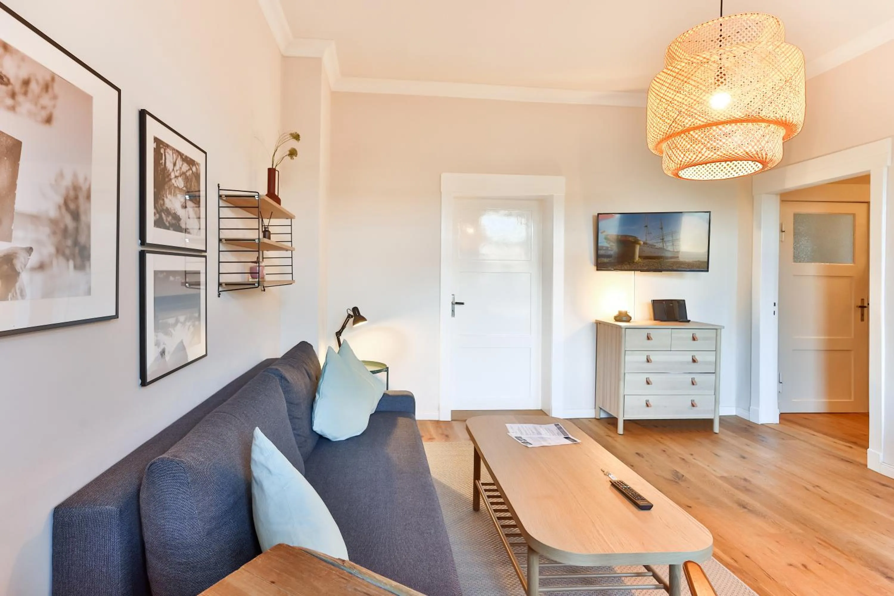 Living room in Ferienwohnung an der Brunnenaue