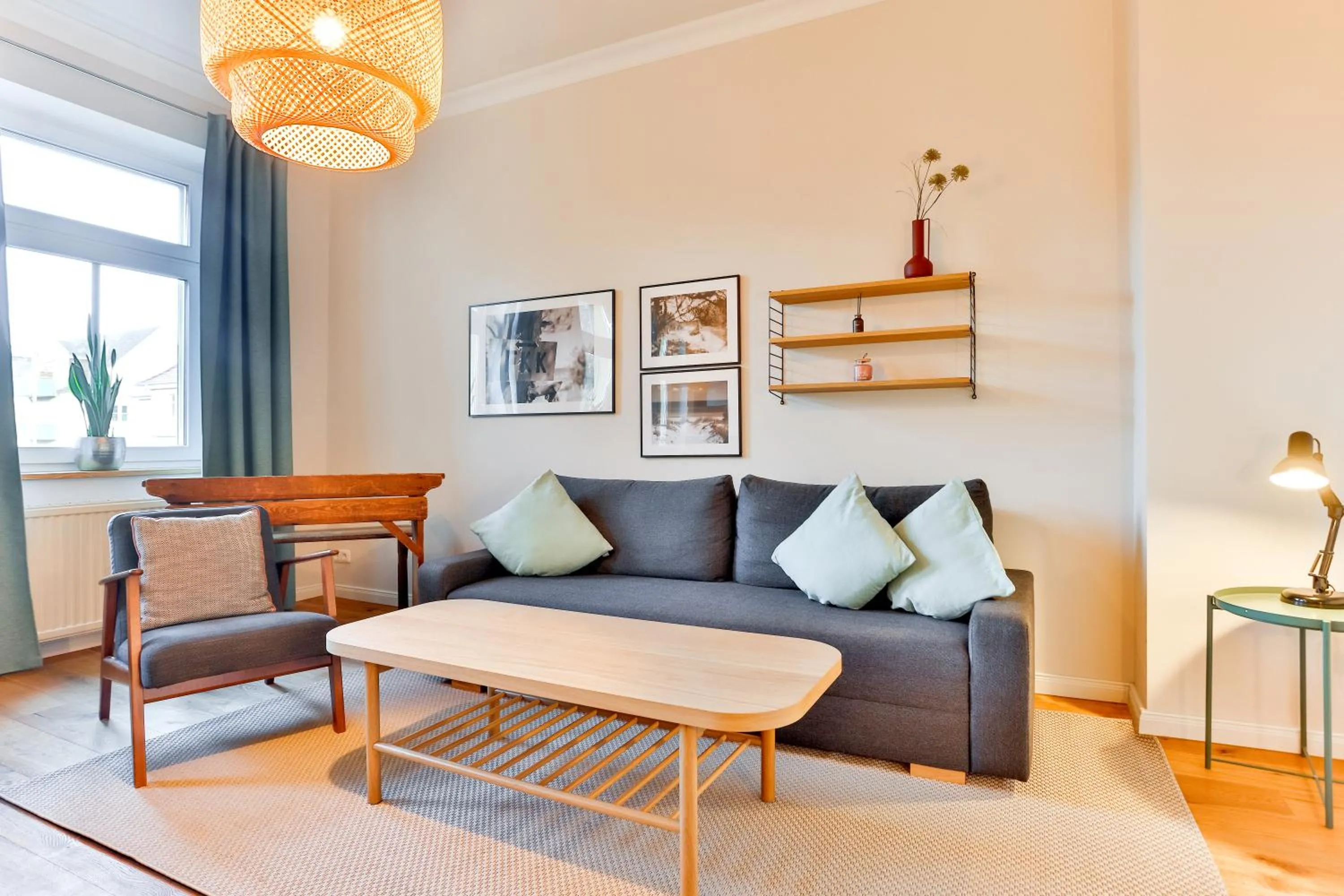 Living room in Ferienwohnung an der Brunnenaue