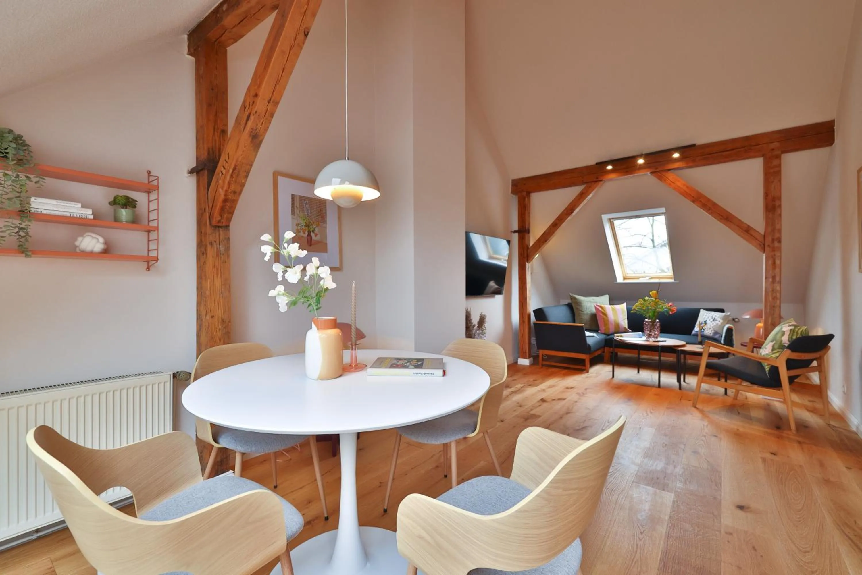 Living room in Ferienwohnung an der Brunnenaue
