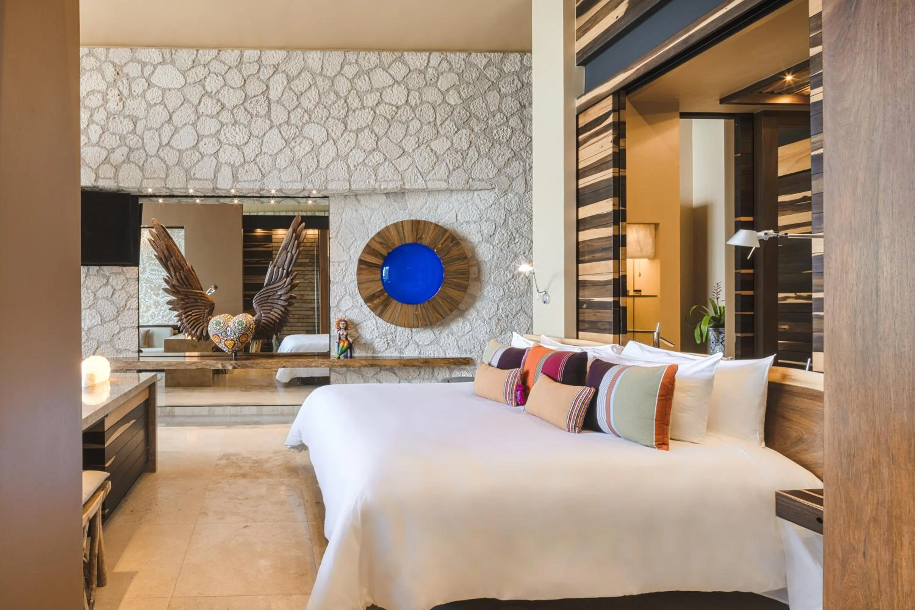 Bed in La Casa de la Playa by Xcaret- All Inclusive Adults Only