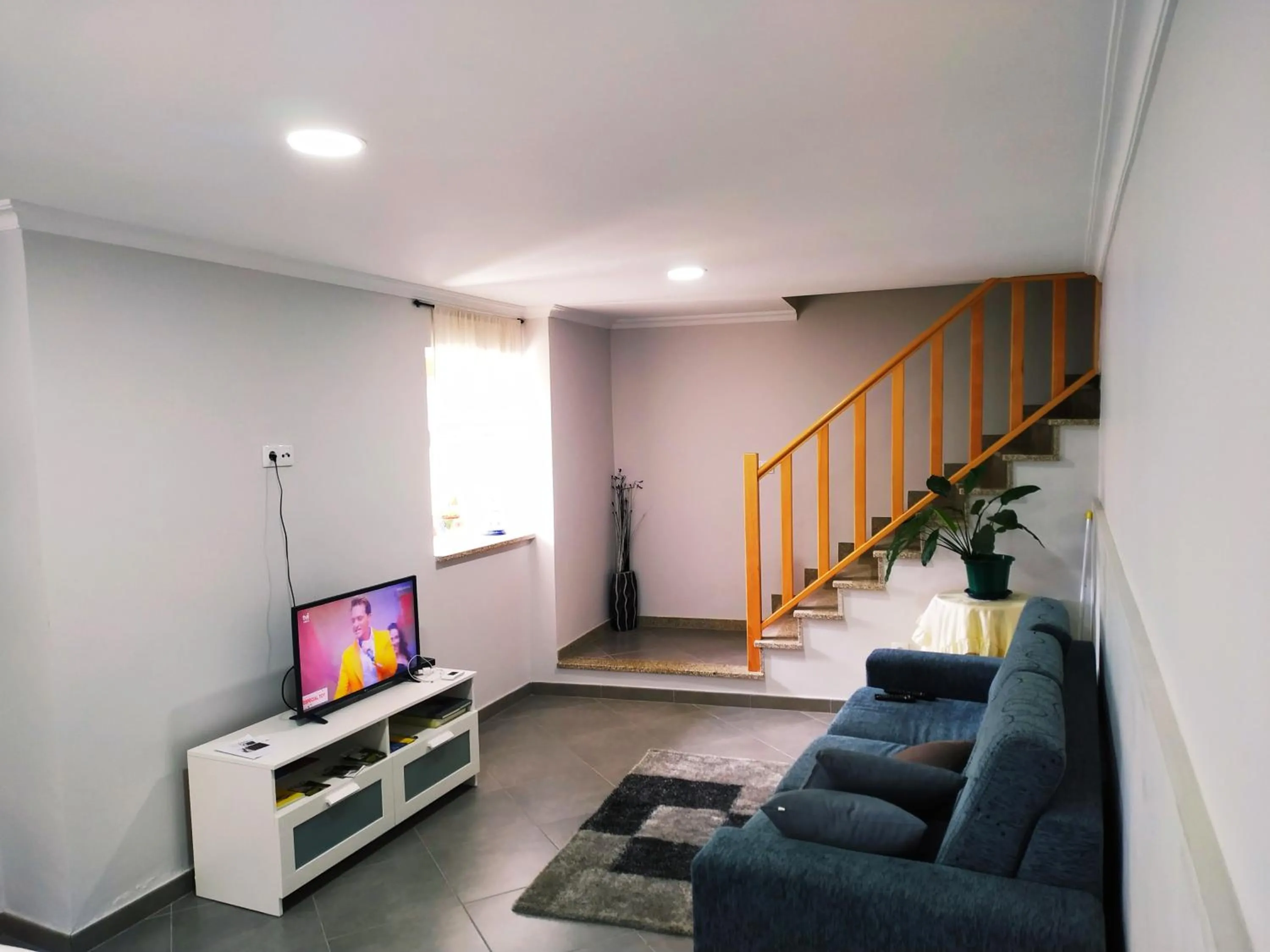 Communal lounge/ TV room in Casa da quintinha - Turismo rural