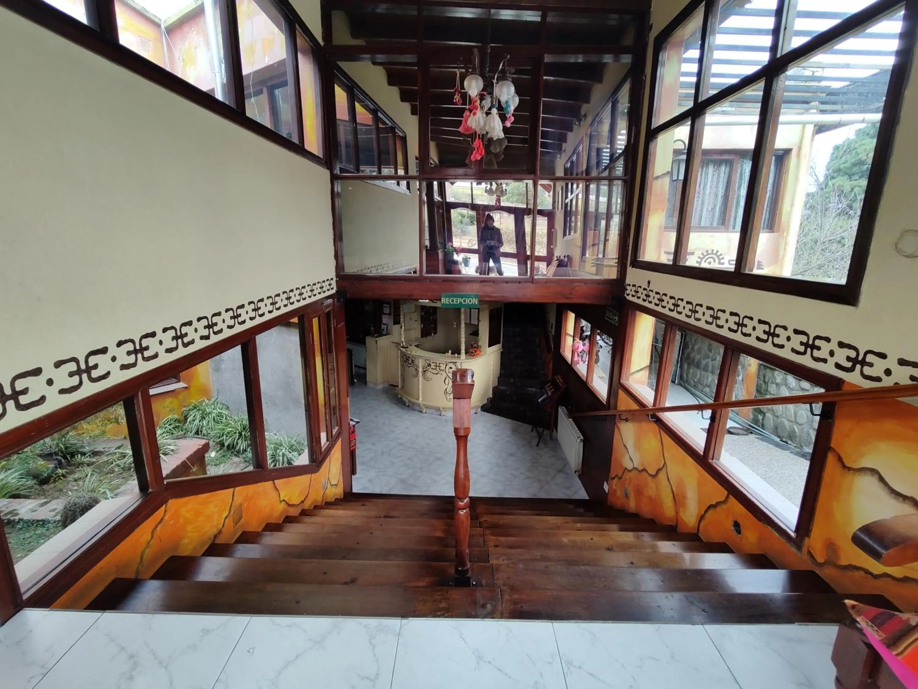 Lobby or reception in Hosteria Los Cuartos