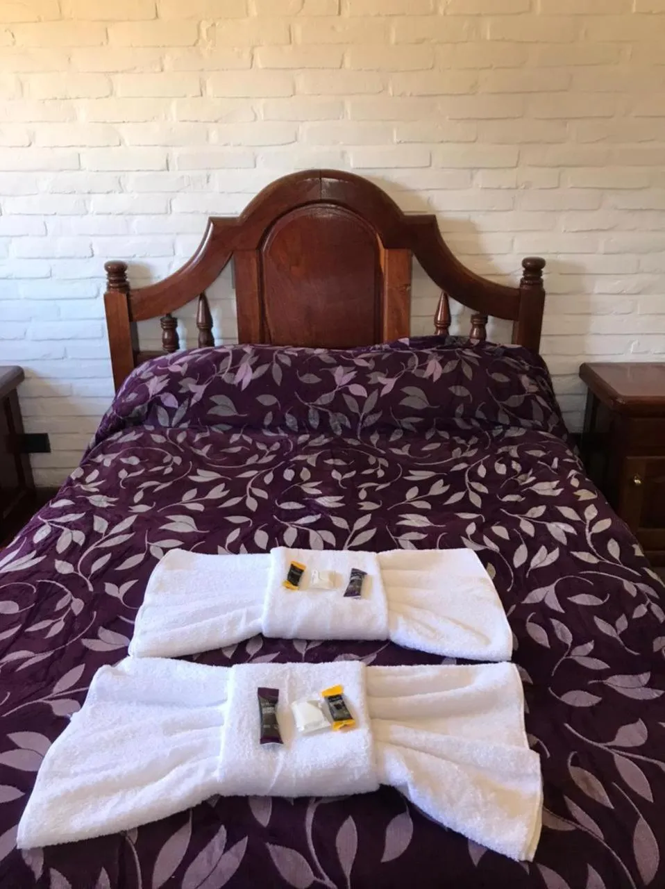 Bed in Hosteria Los Cuartos