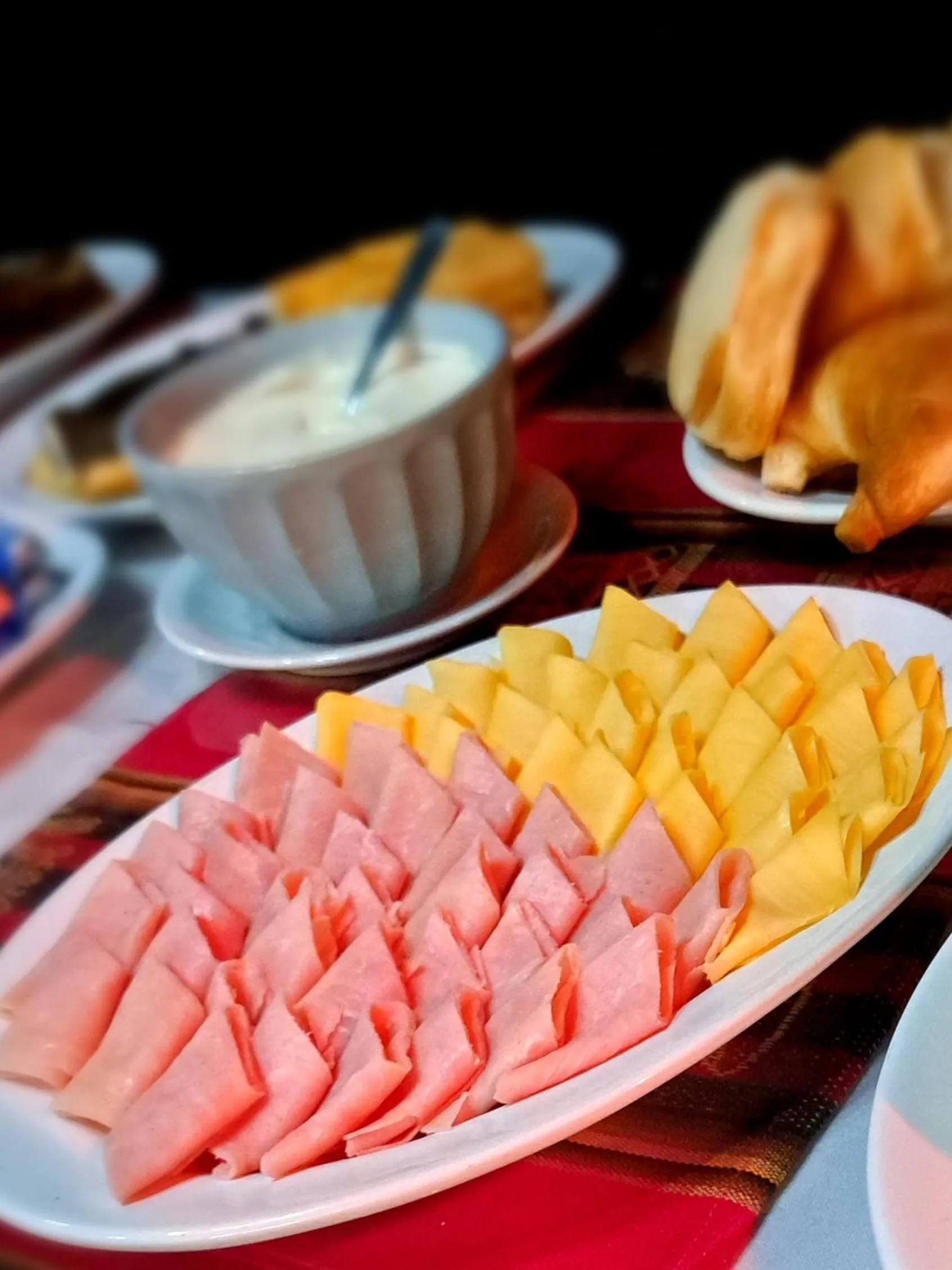 Breakfast in Hosteria Los Cuartos