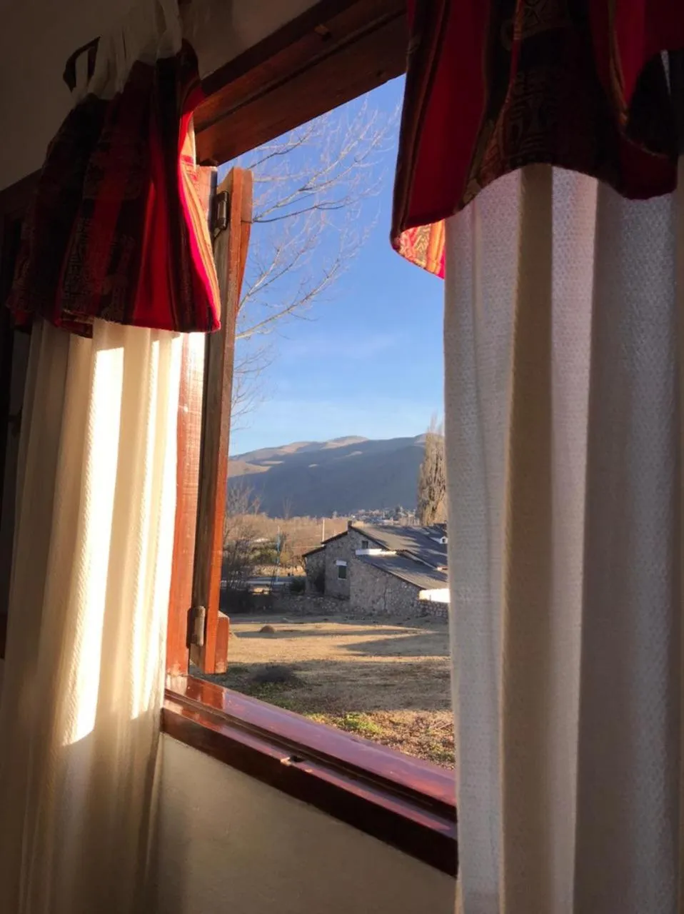 Garden view in Hosteria Los Cuartos