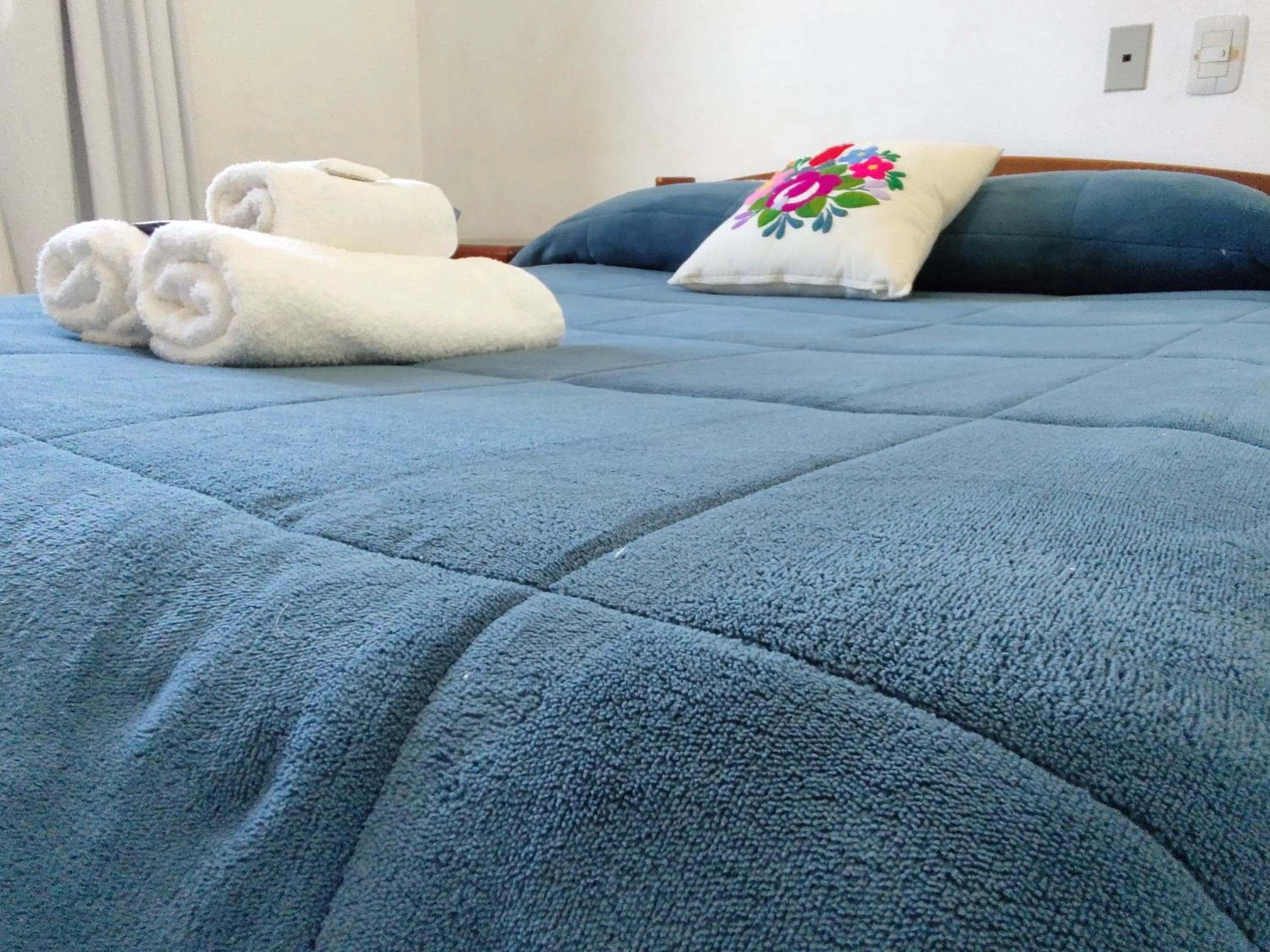 Bed in Hosteria Los Cuartos