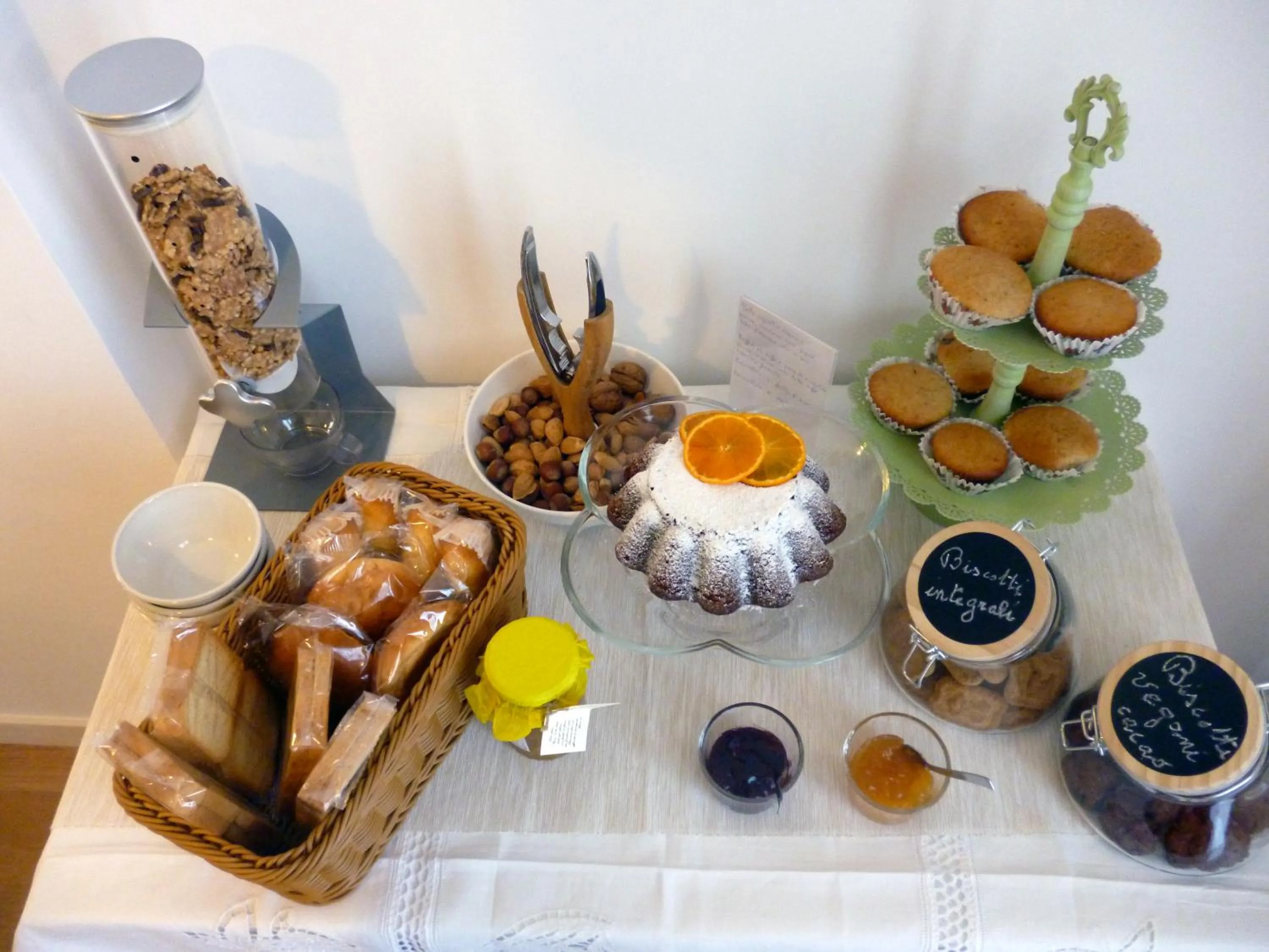 Food and drinks in Il Cantico B&B