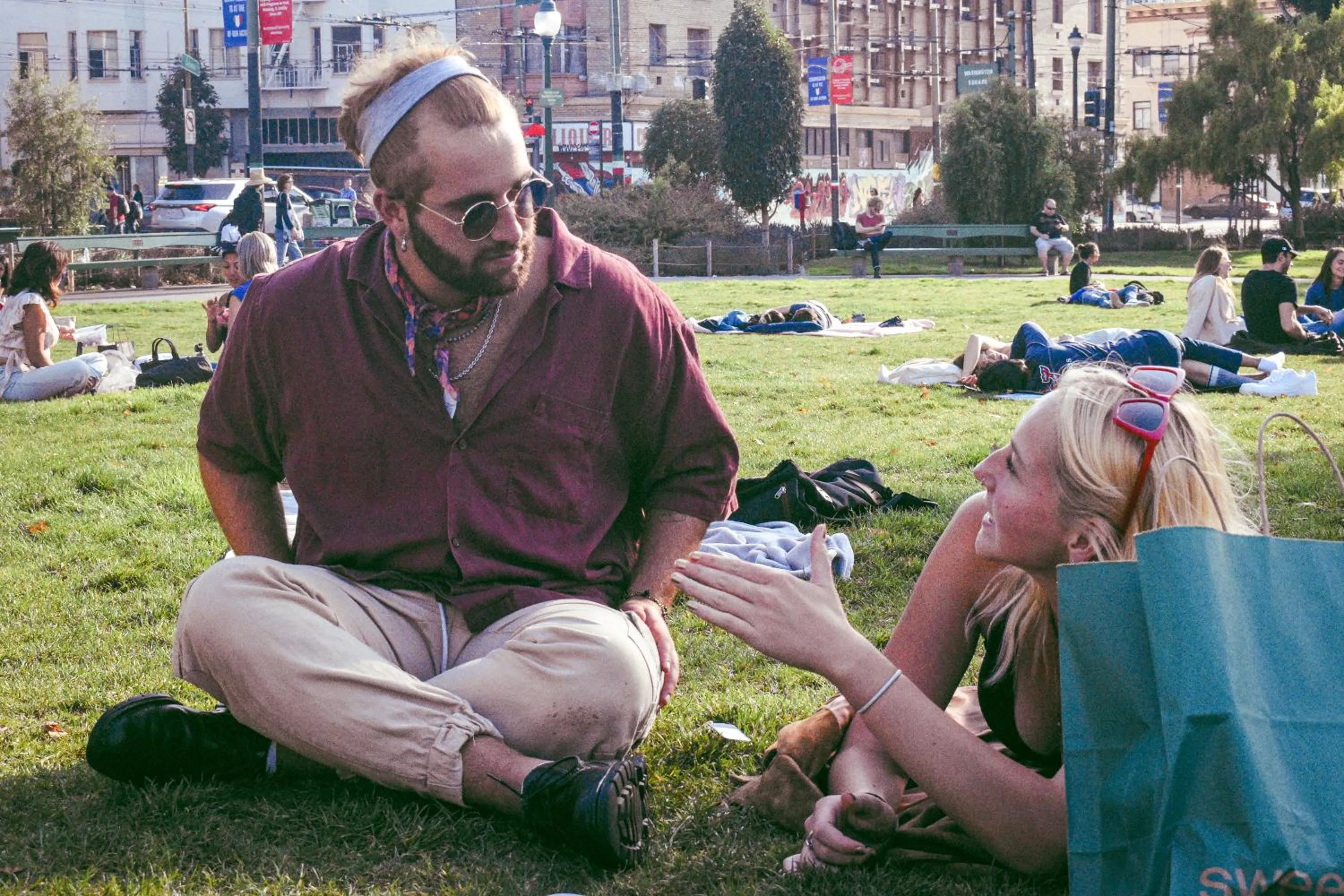 Guests in ITH San Francisco Pacific Tradewinds Backpacker Hostel