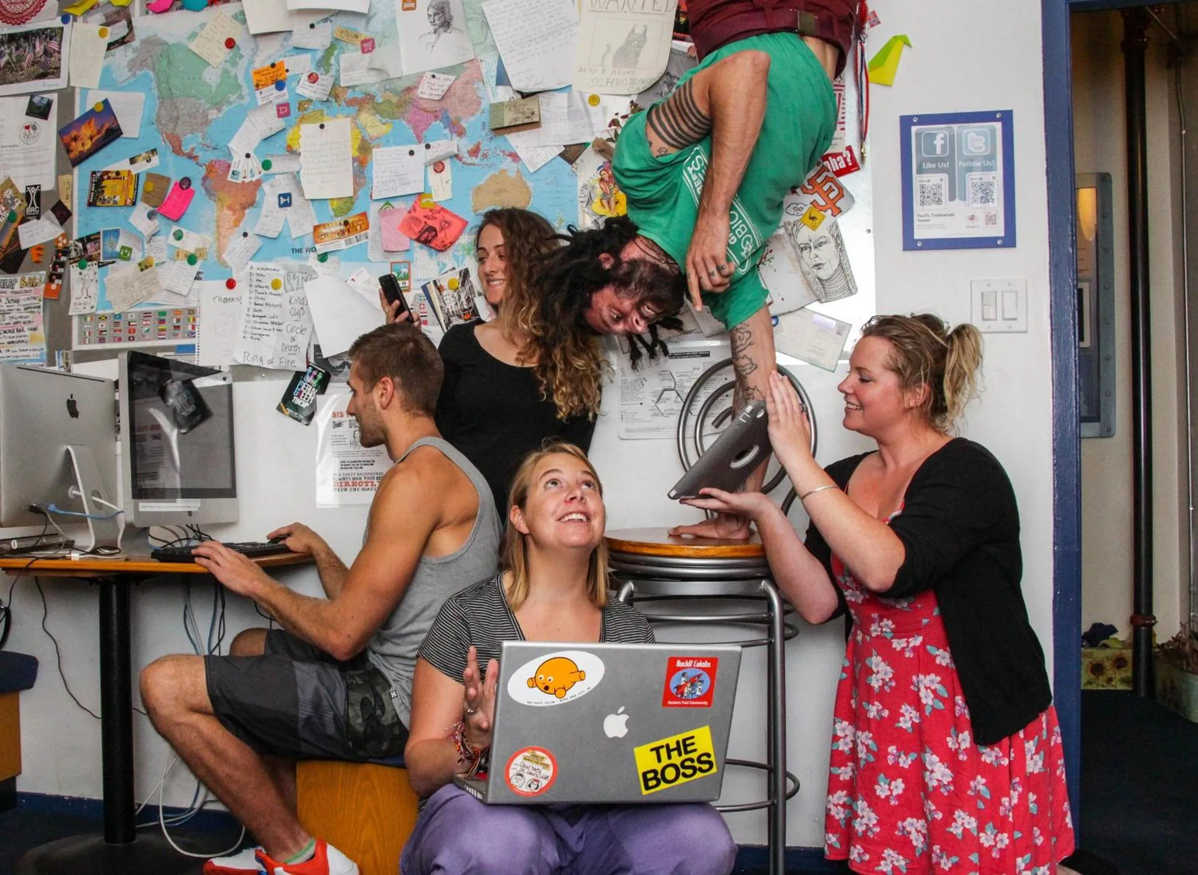 People in ITH San Francisco Pacific Tradewinds Backpacker Hostel