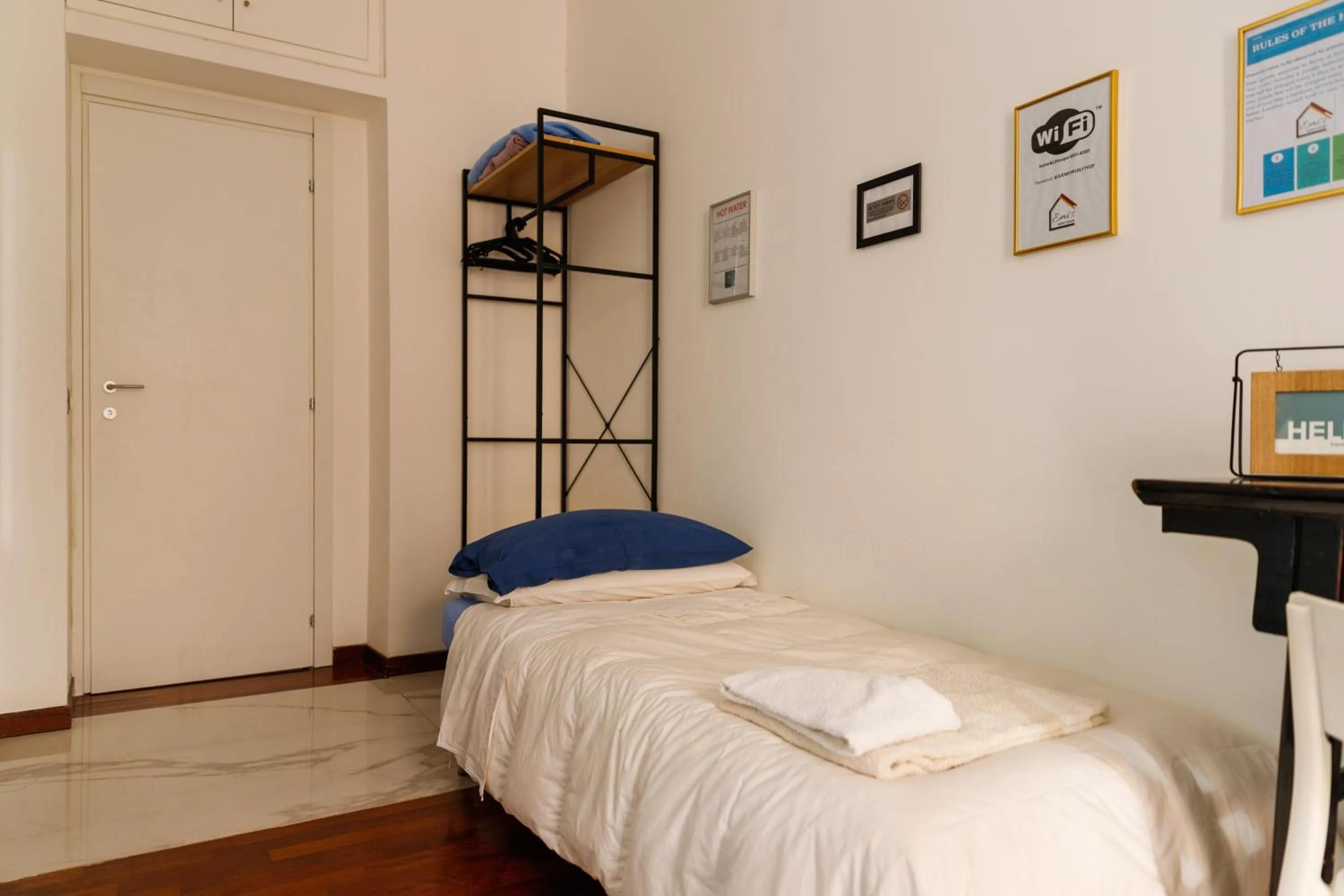 Bed in EMI's Guest House